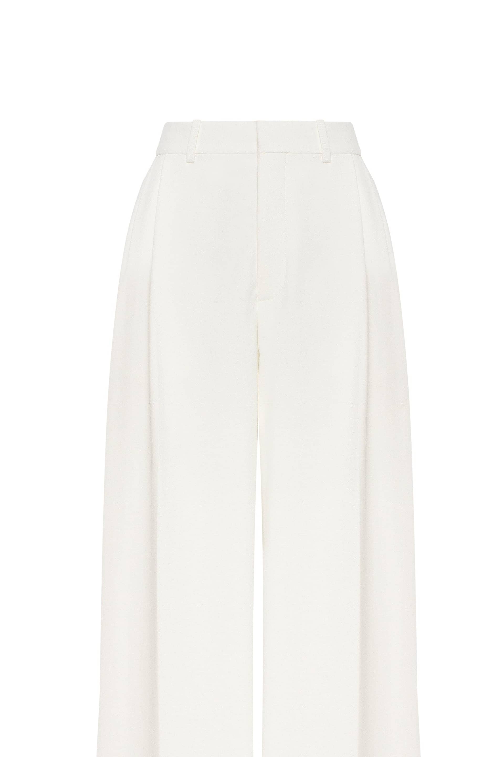 High-rise white suit pants, Xo Xo made by Milla