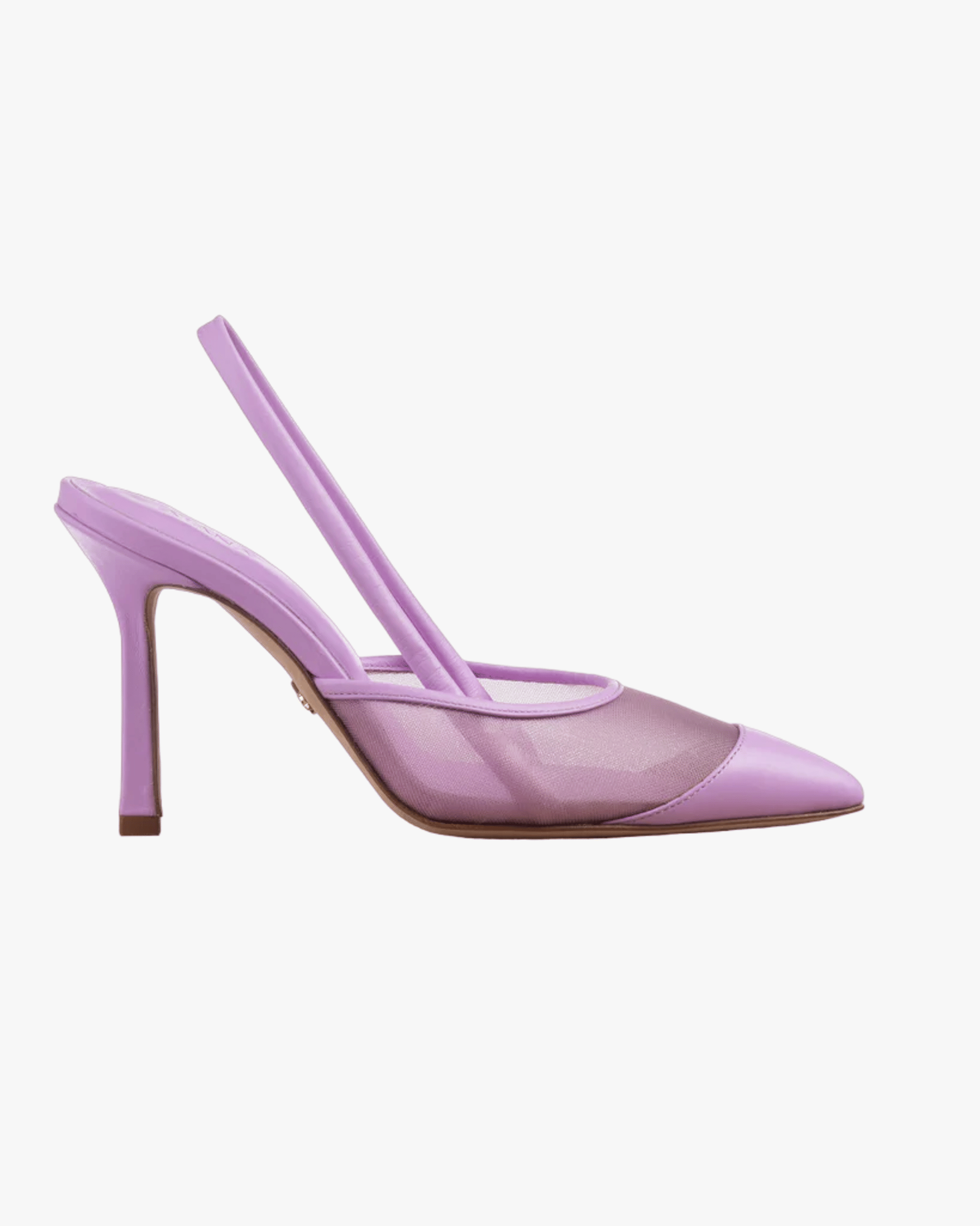 Mesh Slingback 95 Violet in Purple made by ATANA