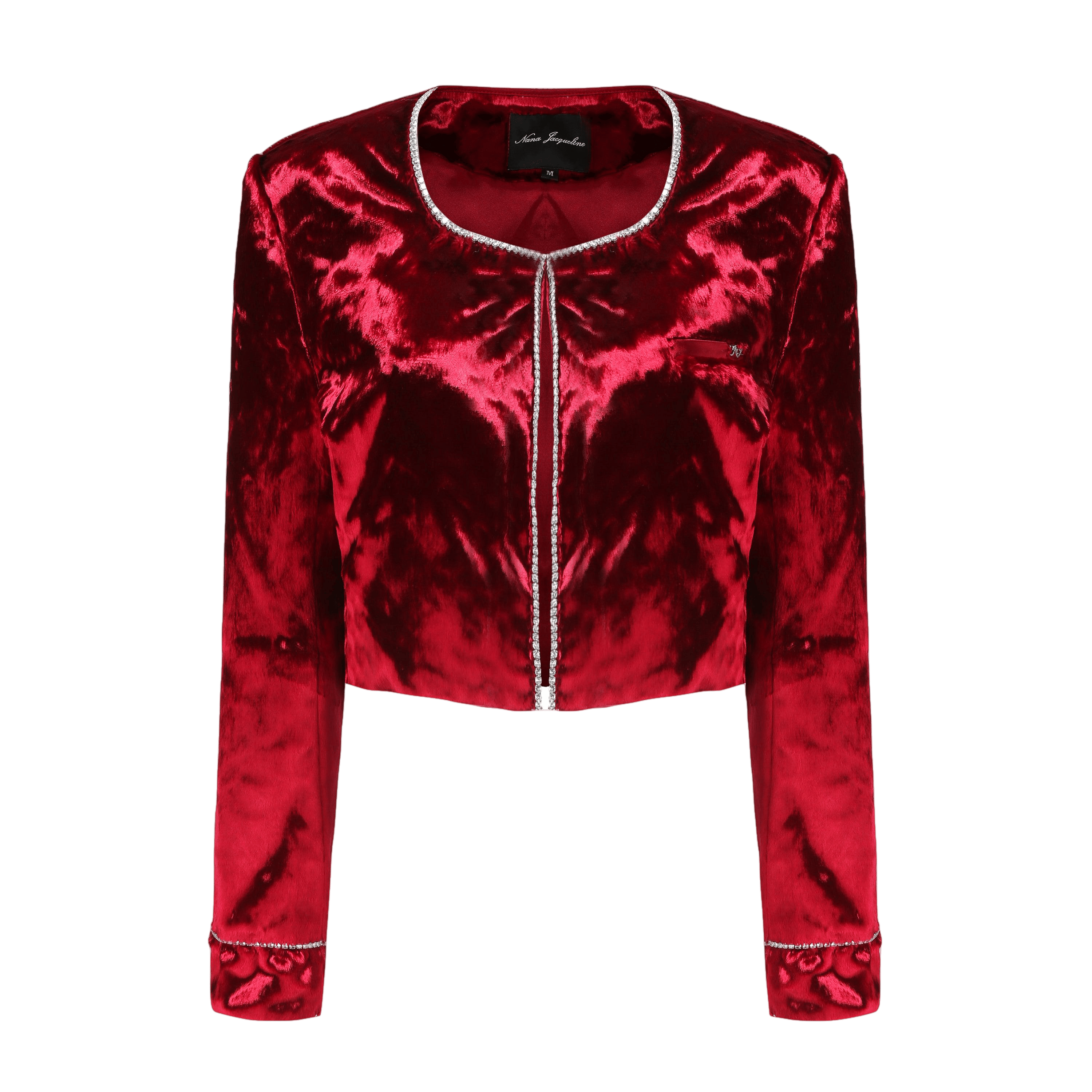 Gia Red Velvet Jacket made by Nana Jacqueline