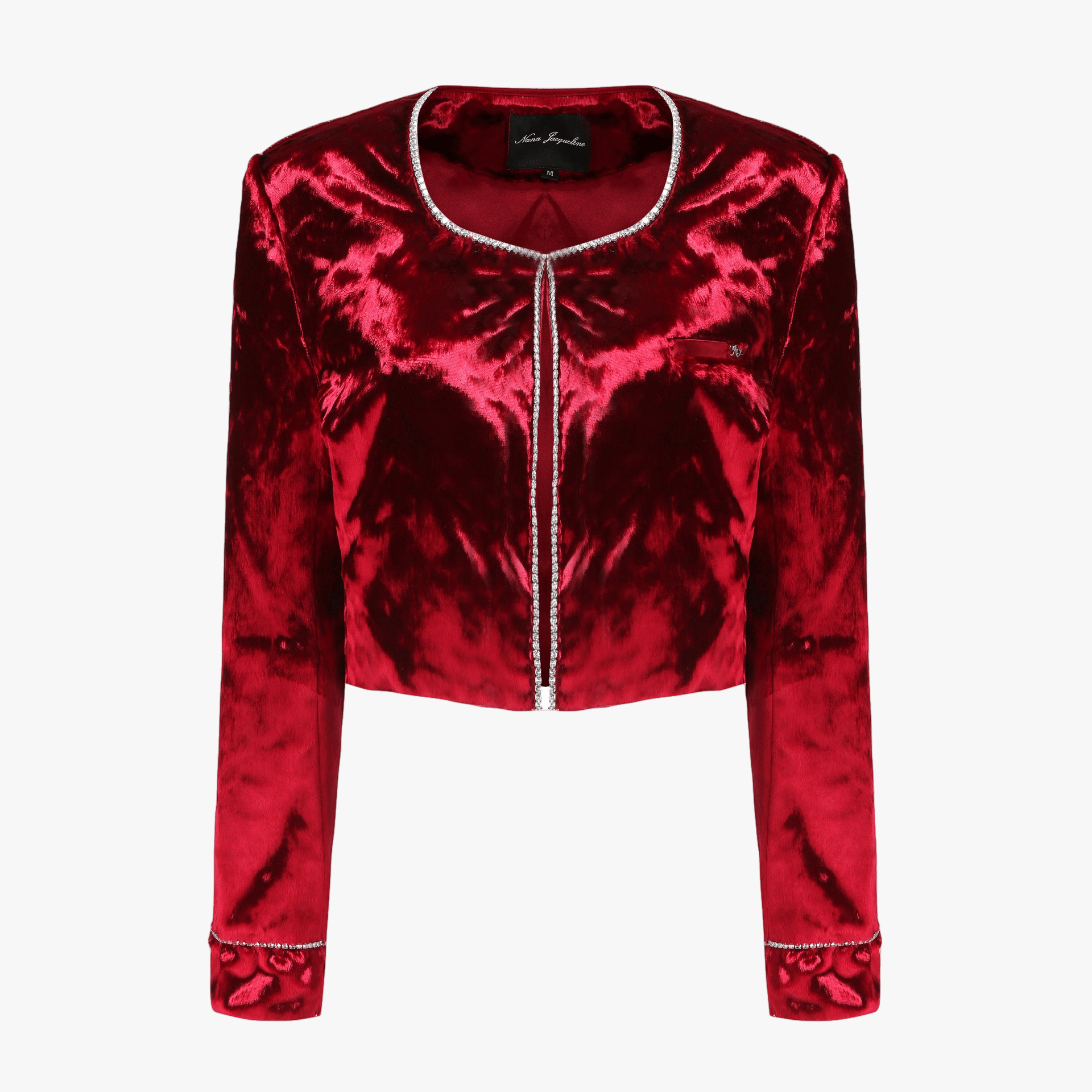 Gia Red Velvet Jacket made by Nana Jacqueline