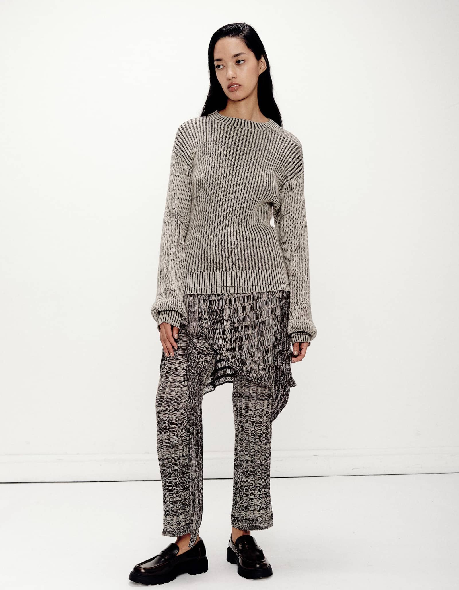 Turritella Sweater Beige Brown made by Peregrina