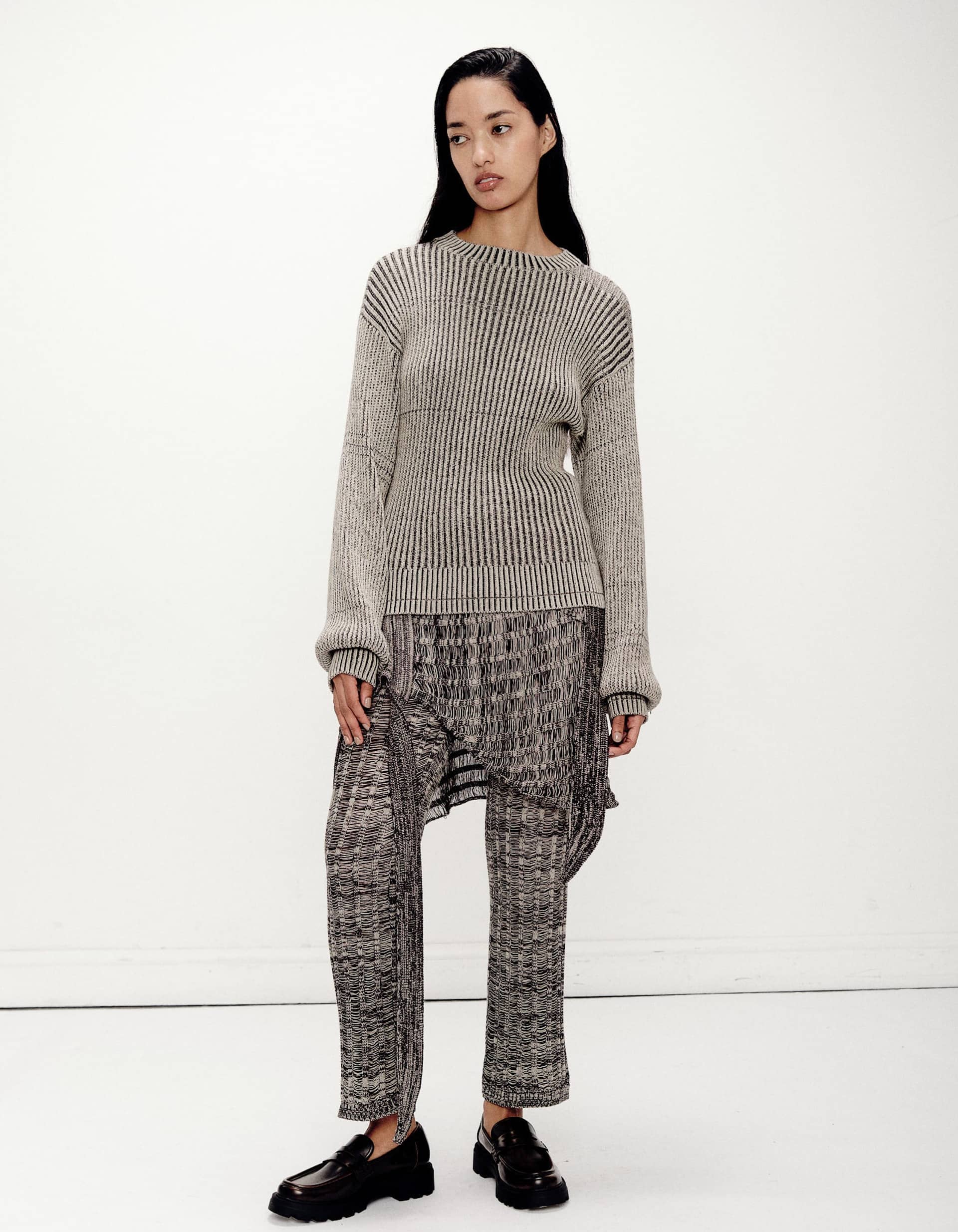 Turritella Sweater Beige Brown made by Peregrina