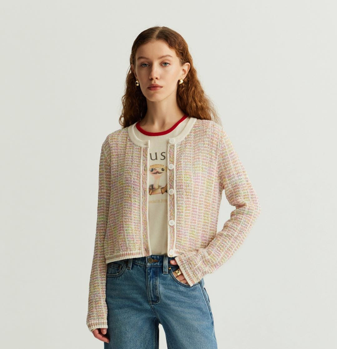 MULTICOLOR GRADIENT CARDIGAN made by CRUSH Collection