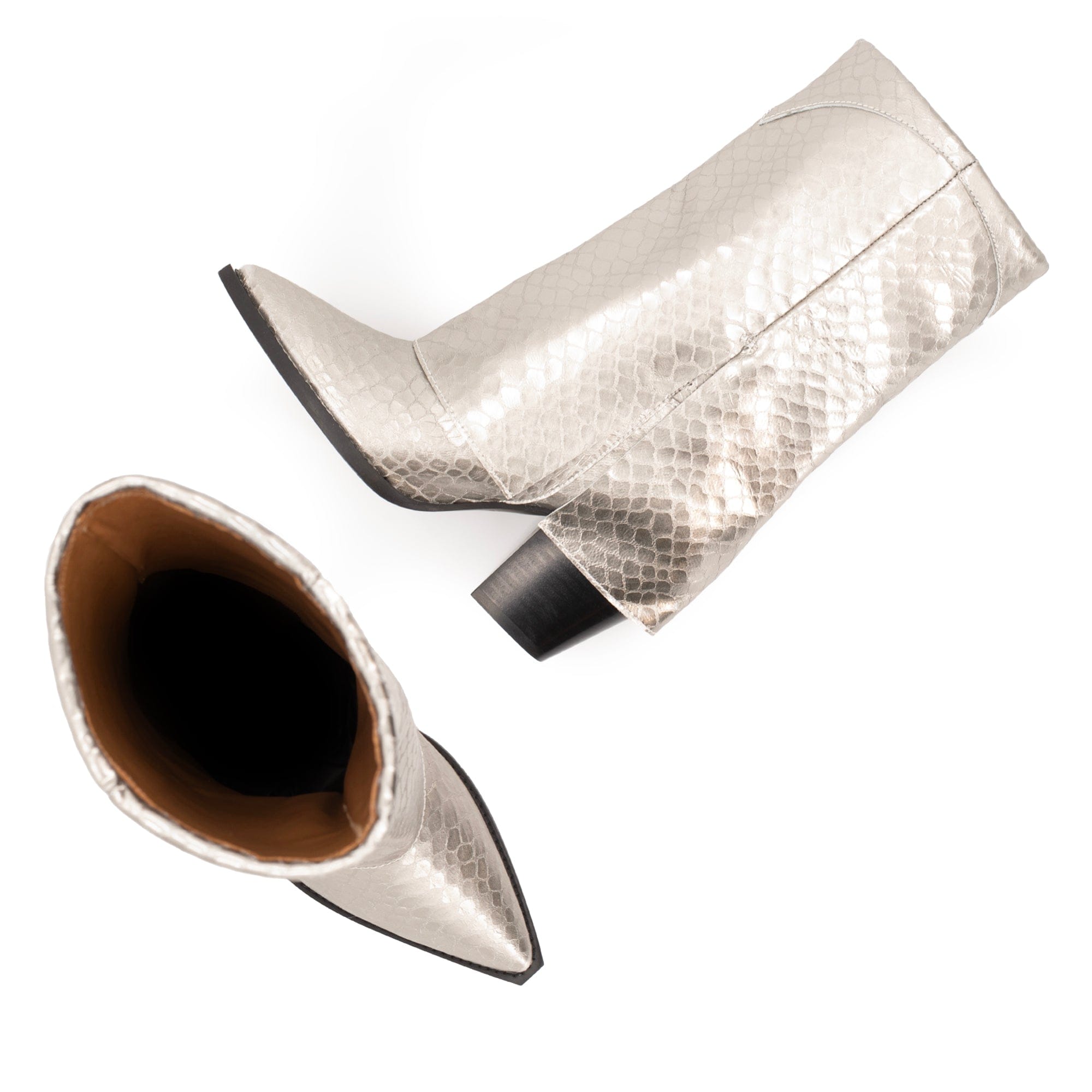 VEGAS LIGHT GOLD  TEXTURED BOOTS made by Toral