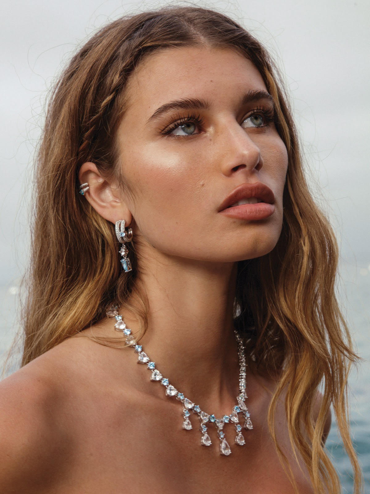 Maya Necklace (Blue) (Final Sale) made by Nana Jacqueline