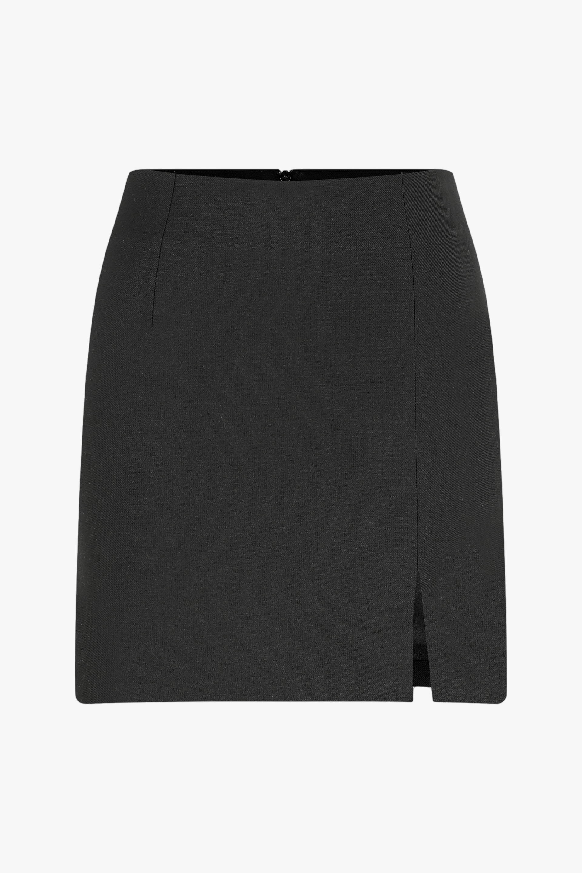 Vance Twill Mini Skirt In Black in Black made by Nazli Ceren