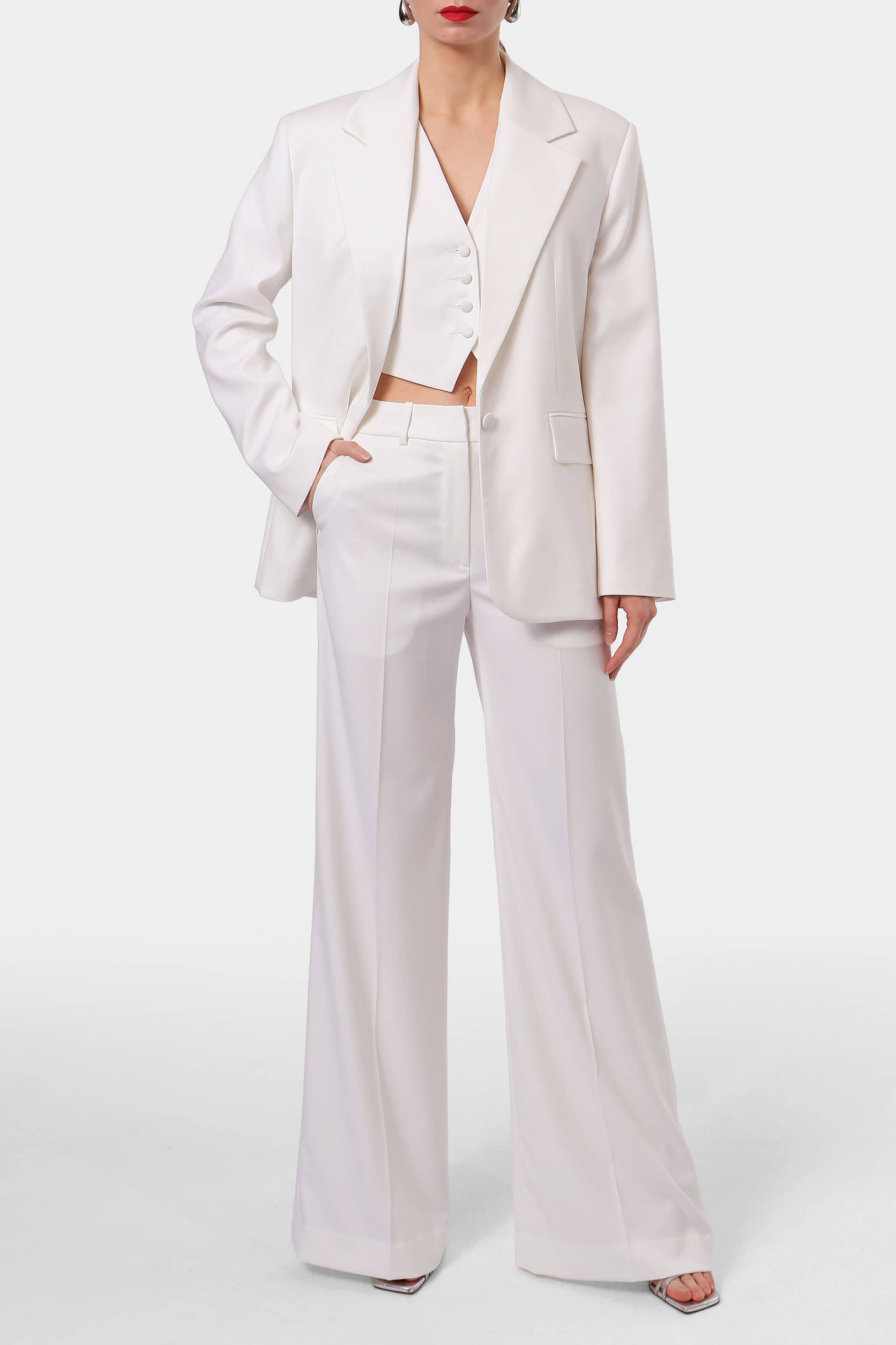 Vest Sylvia Off White made by HALEWSKI