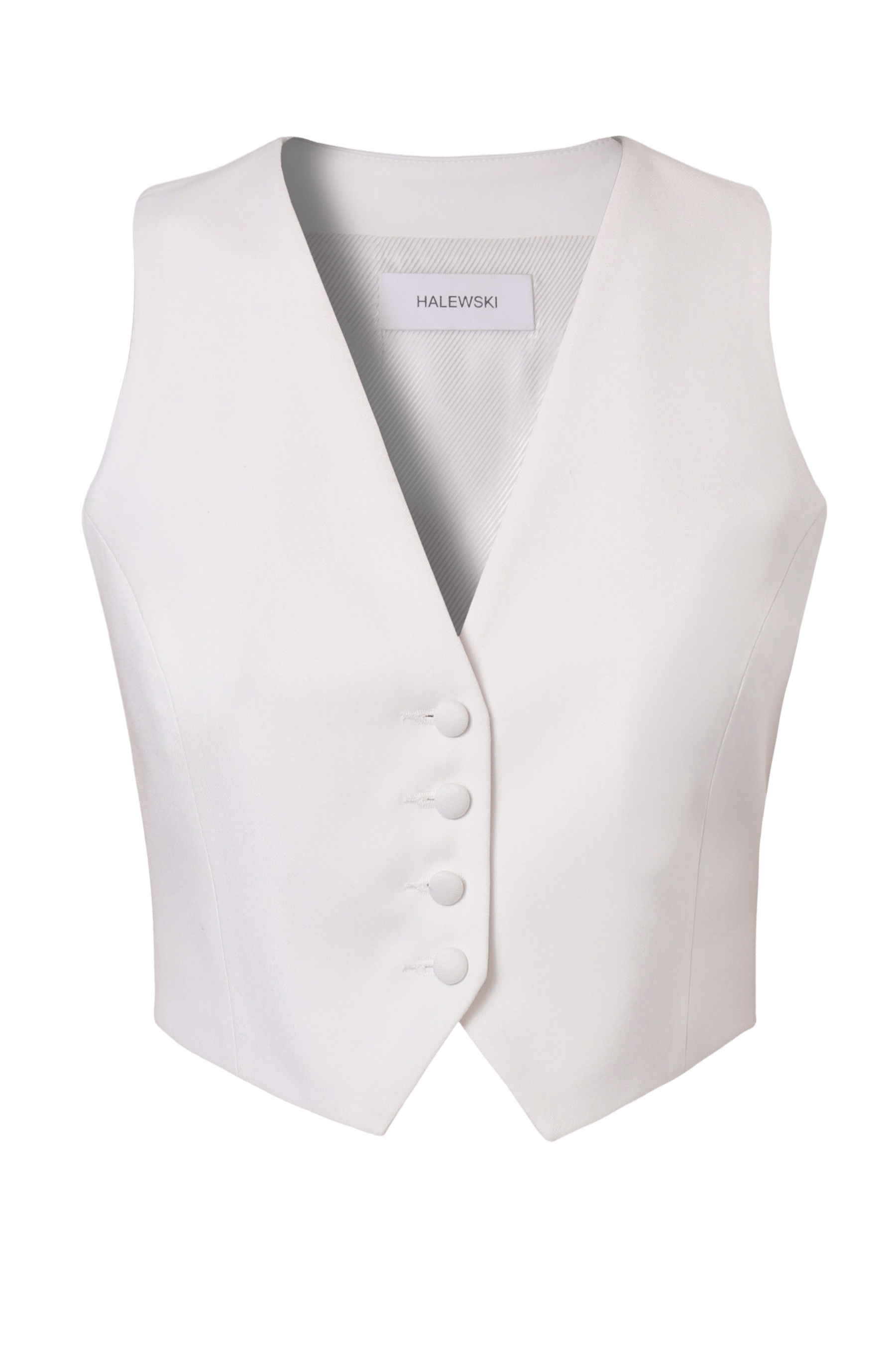 Vest Sylvia Off White made by HALEWSKI