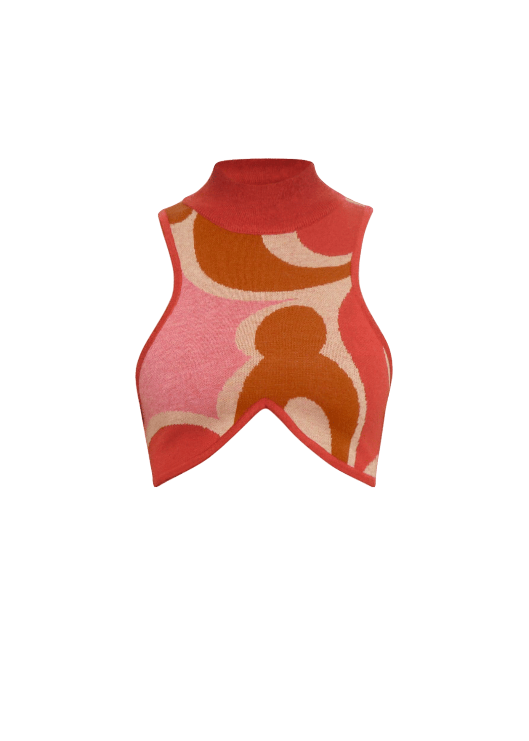 ALLY CARO PRINT KNIT TOP made by Andrea Iyamah