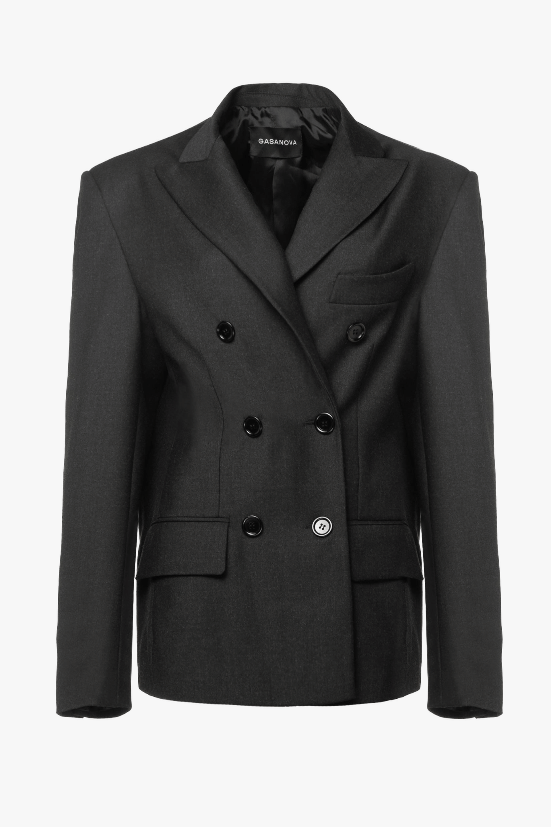 Double-breasted Straight Jacket made by Gasanova