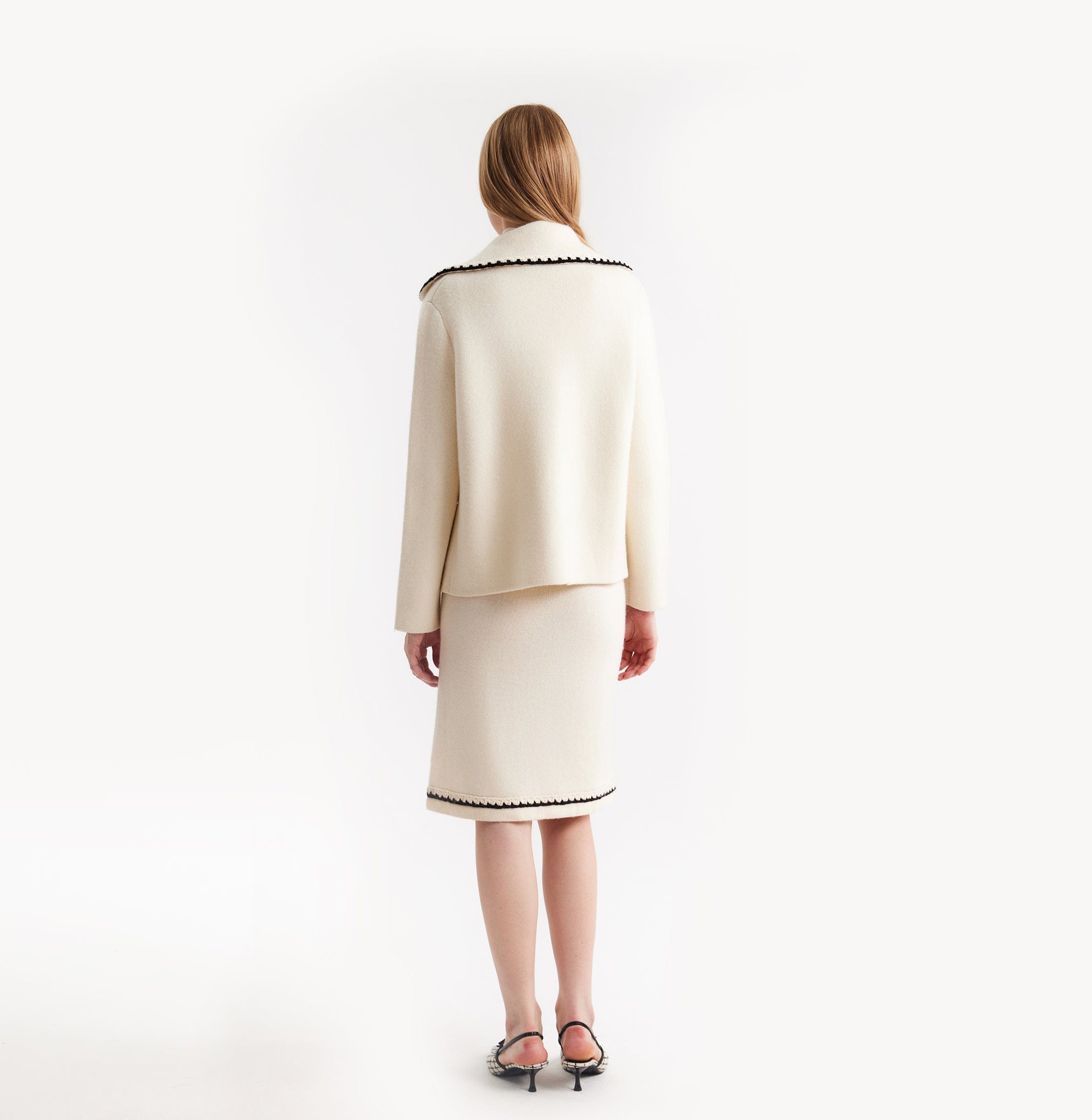 TRIM LAPEL JACKET made by CRUSH Collection