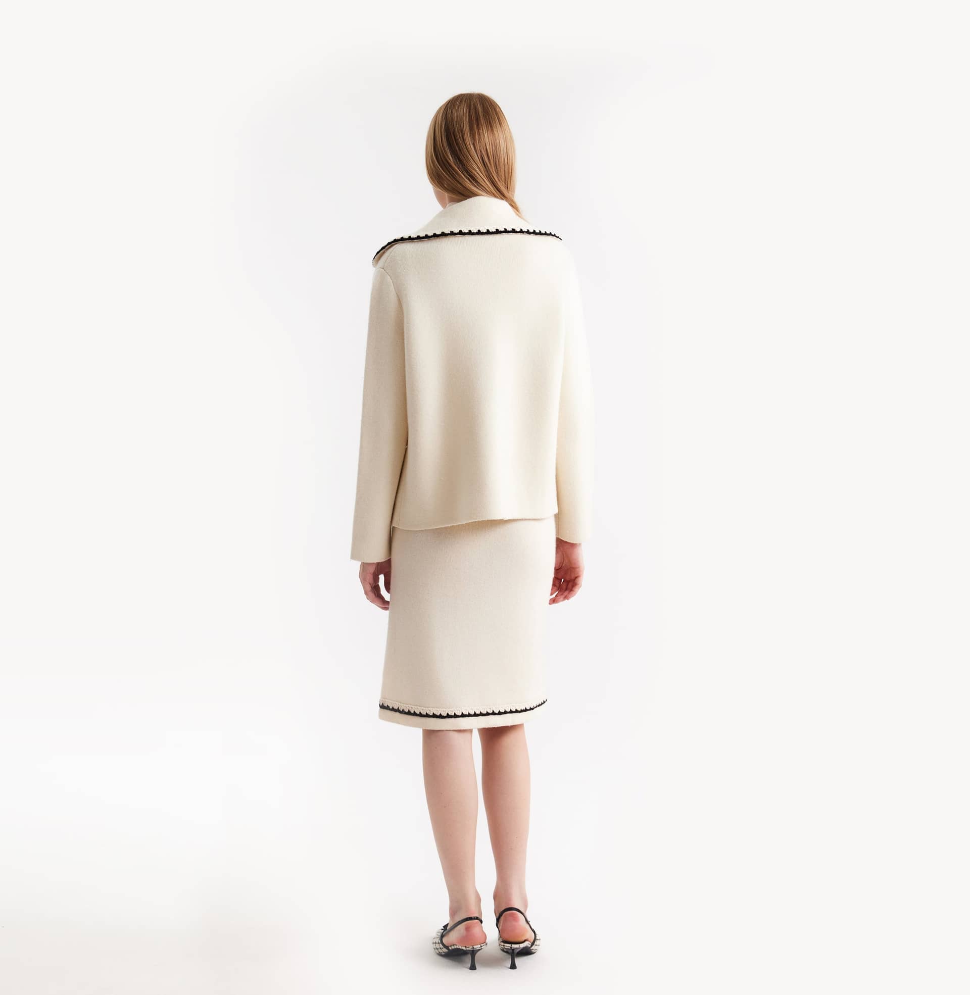 TRIM LAPEL JACKET made by CRUSH Collection