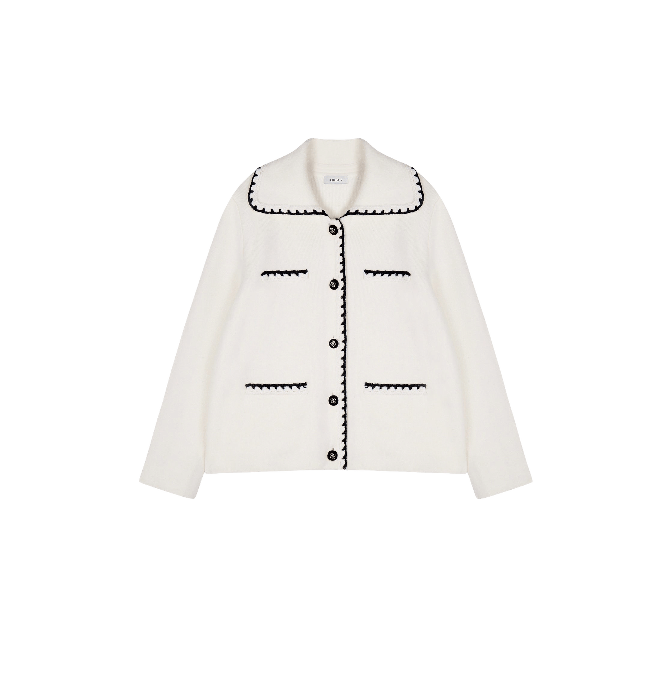 TRIM LAPEL JACKET made by CRUSH Collection