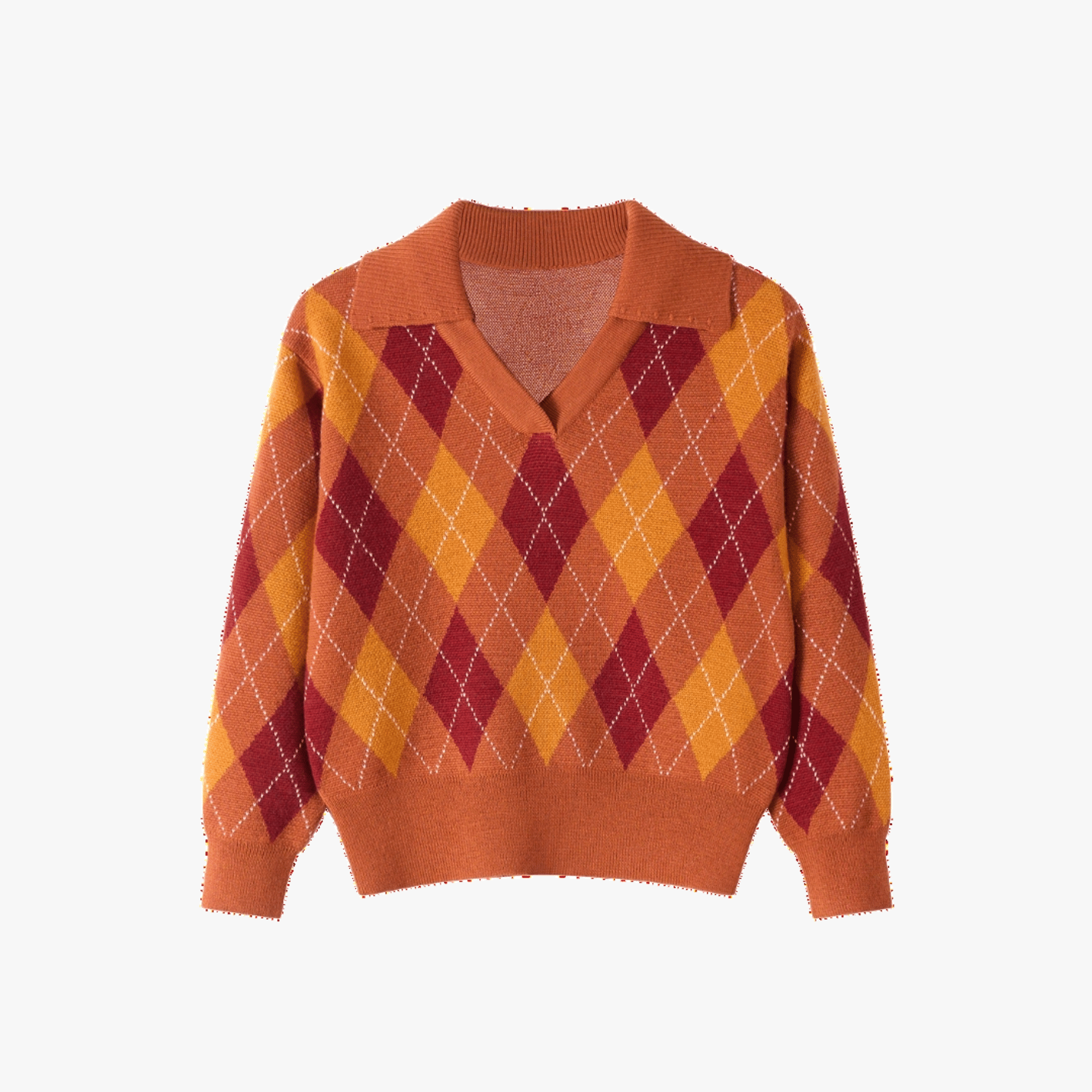 Machine Washable Merino V-Neck Jumper made by CozyU