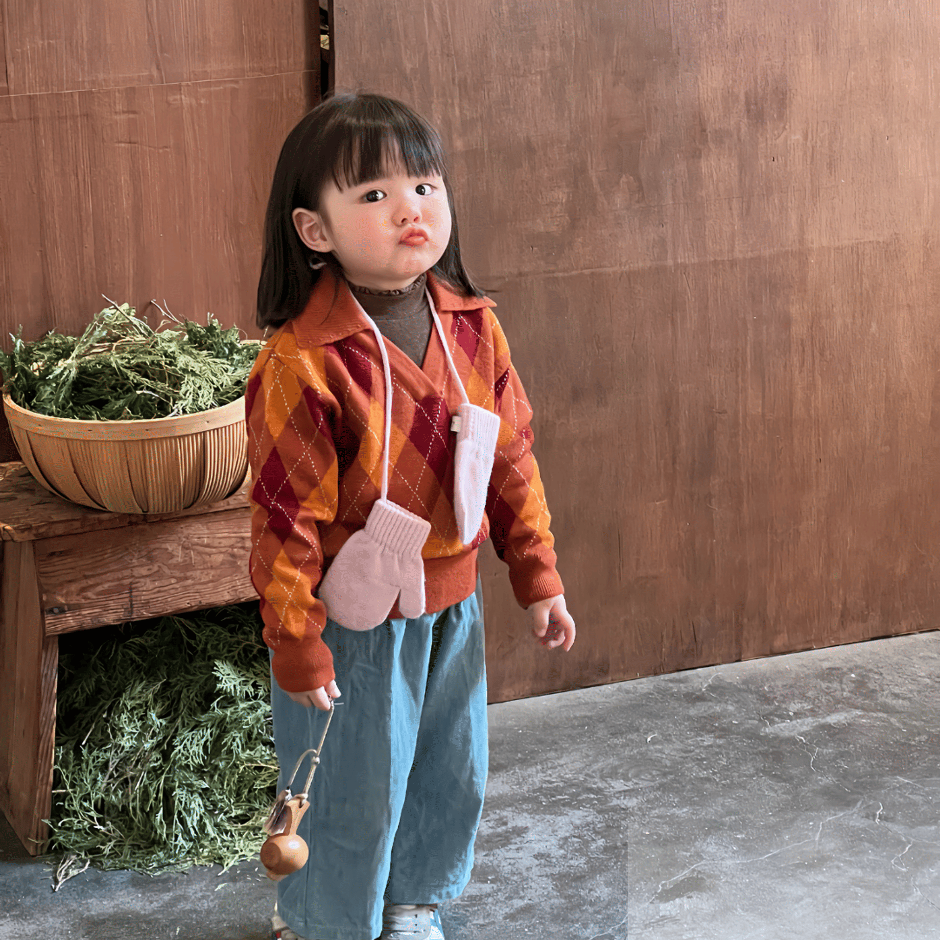 Machine Washable Merino V-Neck Jumper made by CozyU