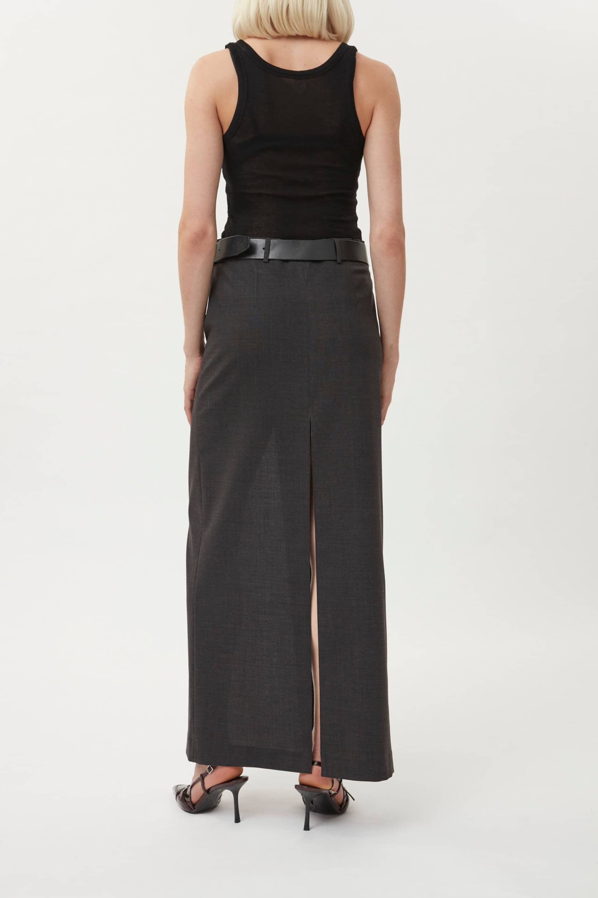 Slit Skirt Long made by Gemme Collective