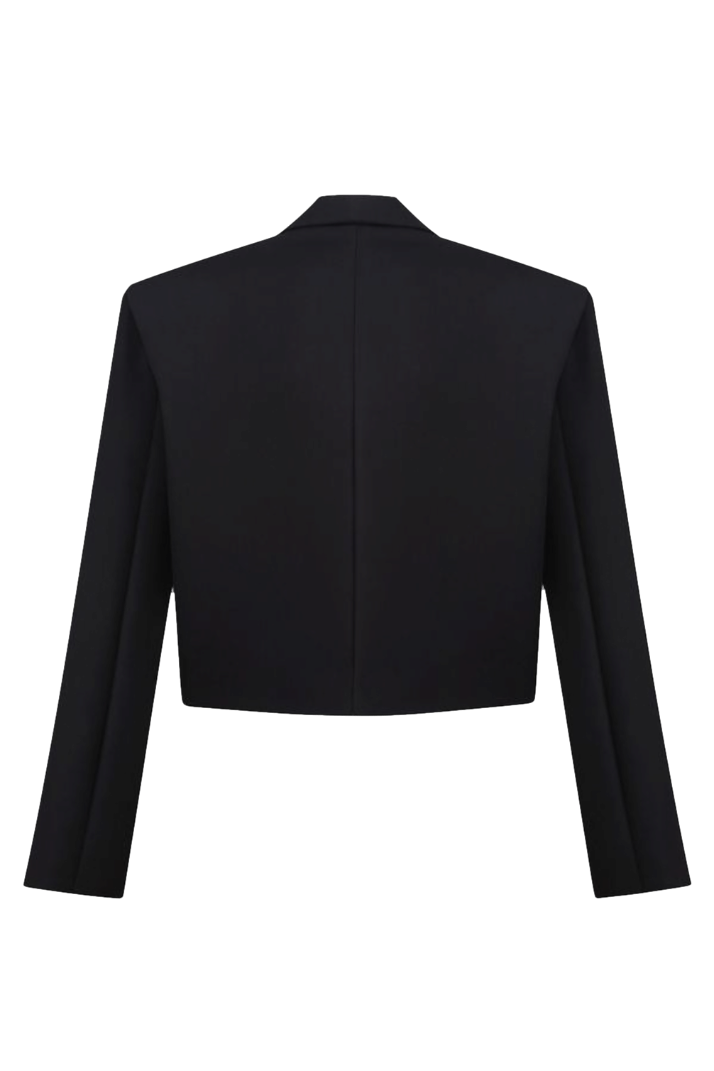 CROPPED OVERSIZED SPIRAL BLAZER in Black made by NUÉ