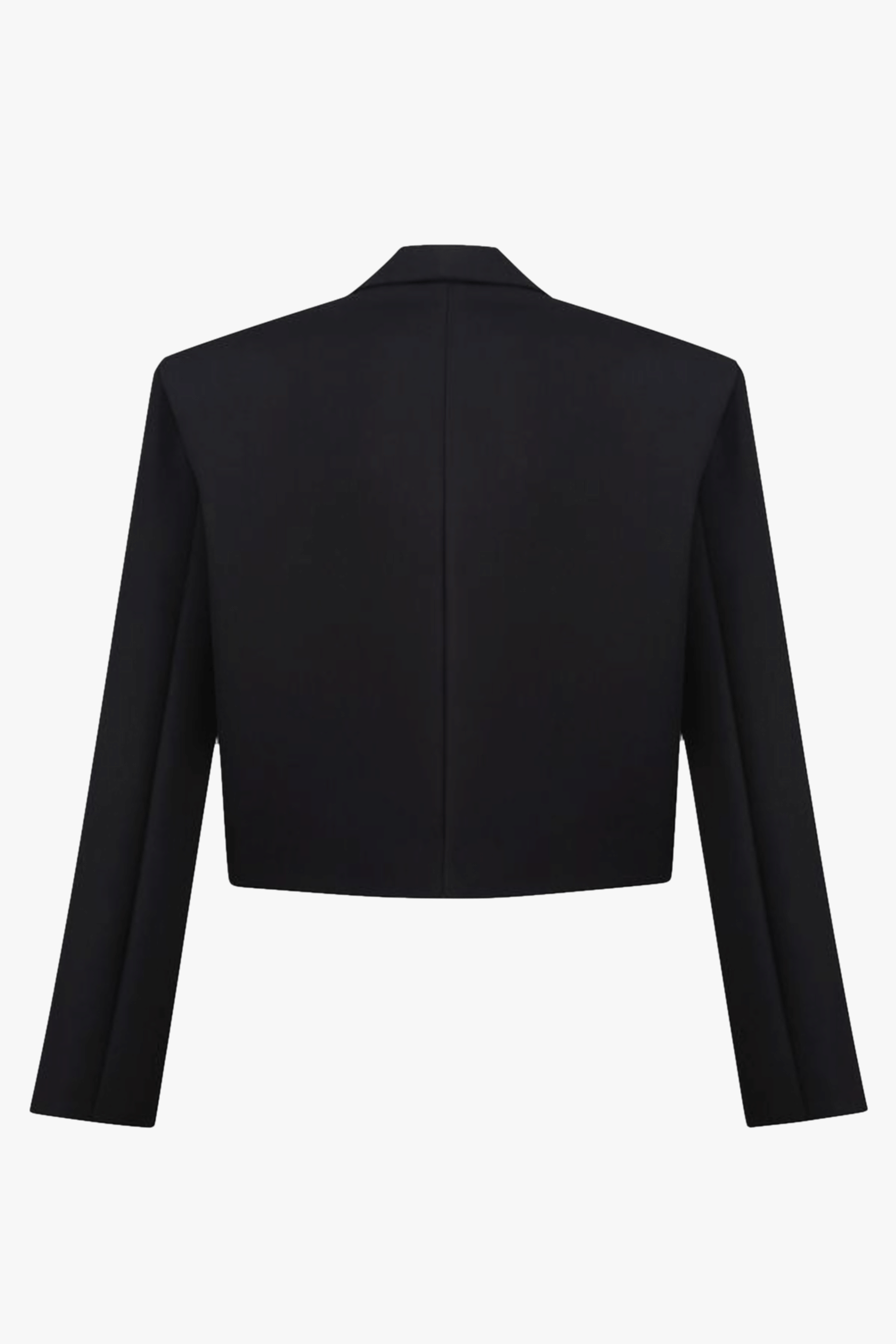 CROPPED OVERSIZED SPIRAL BLAZER in Black made by NUÉ