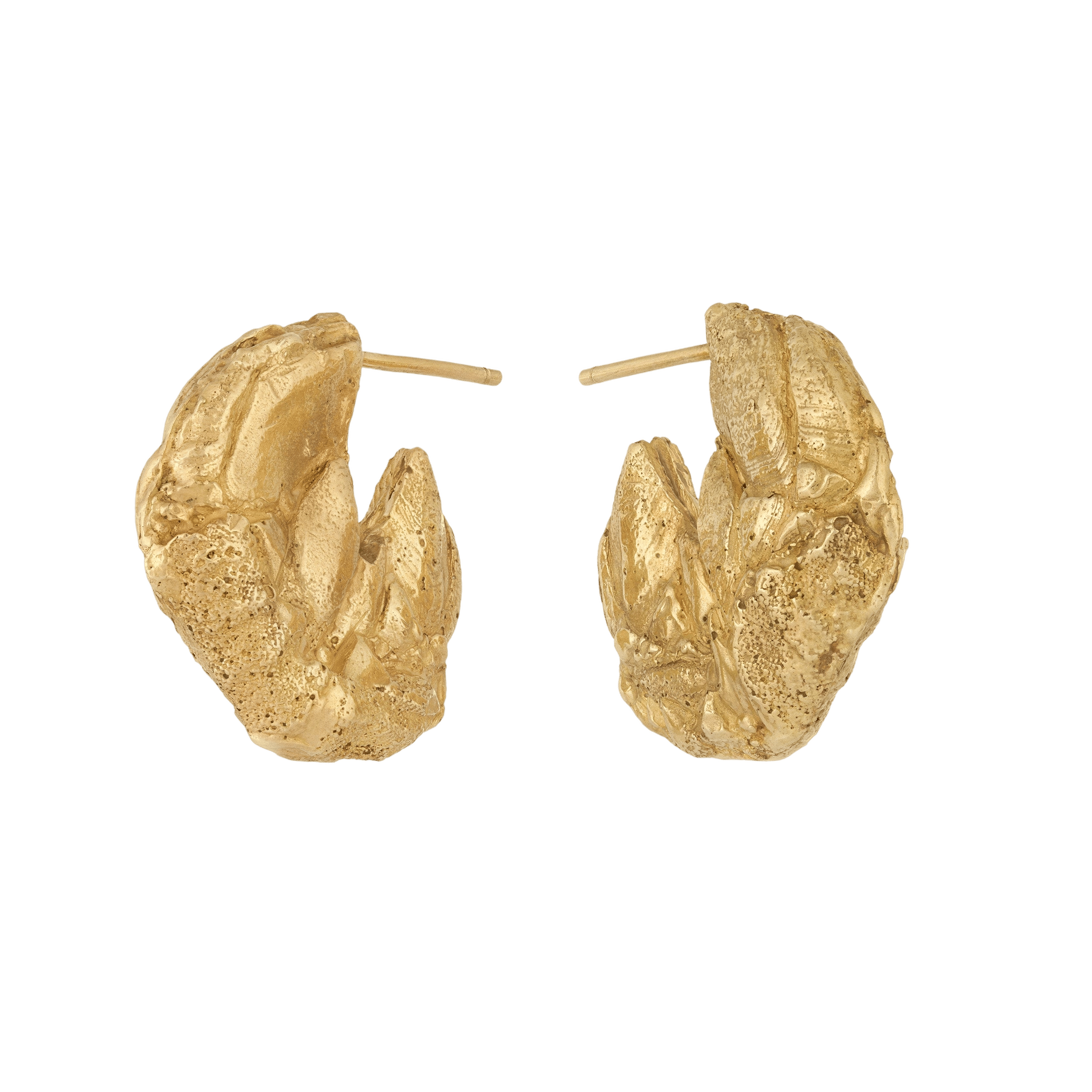 Poli White Sapphire Earrings made by Loveness Lee