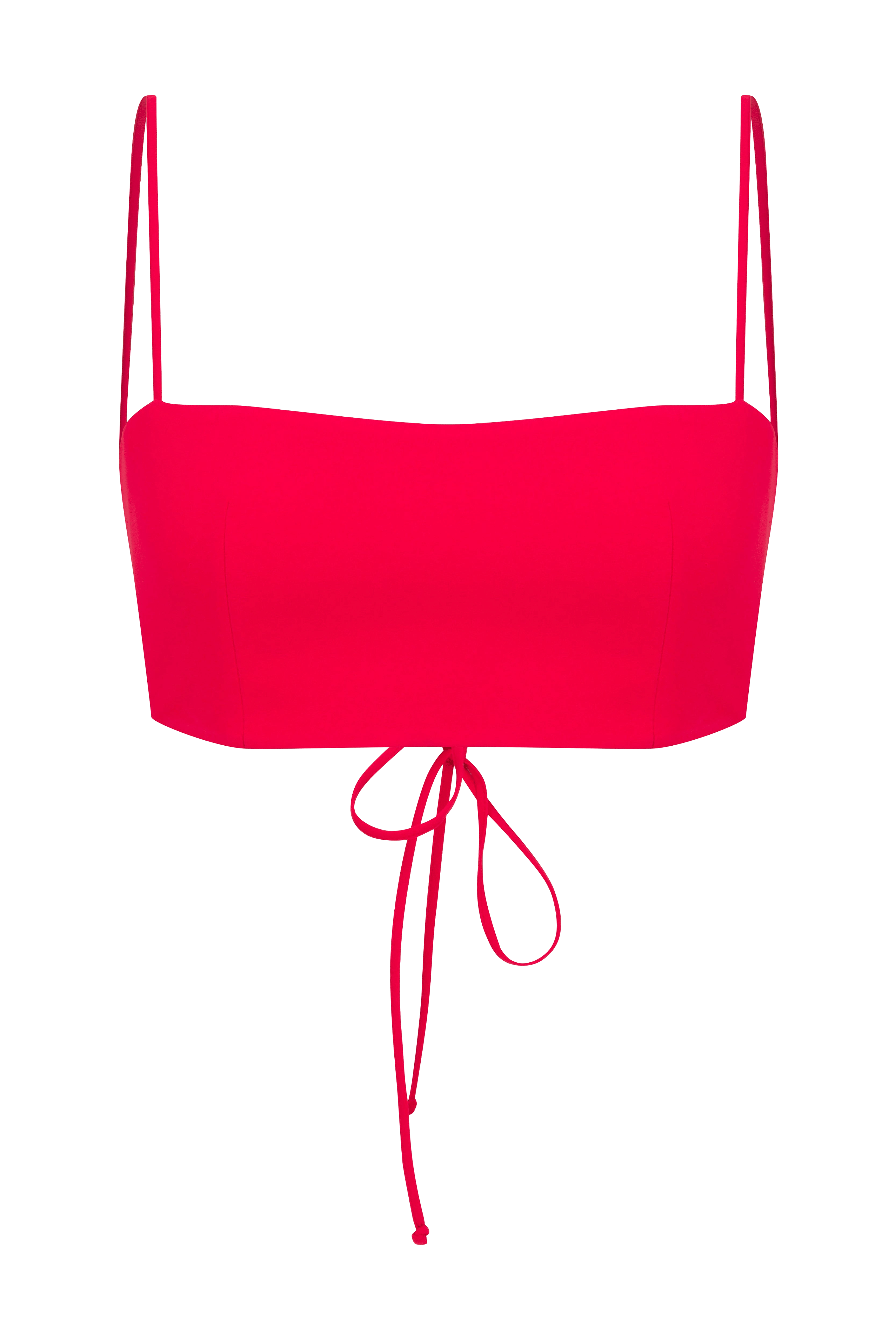 Lalia Crepe Top in Paprika Red made by Nazli Ceren