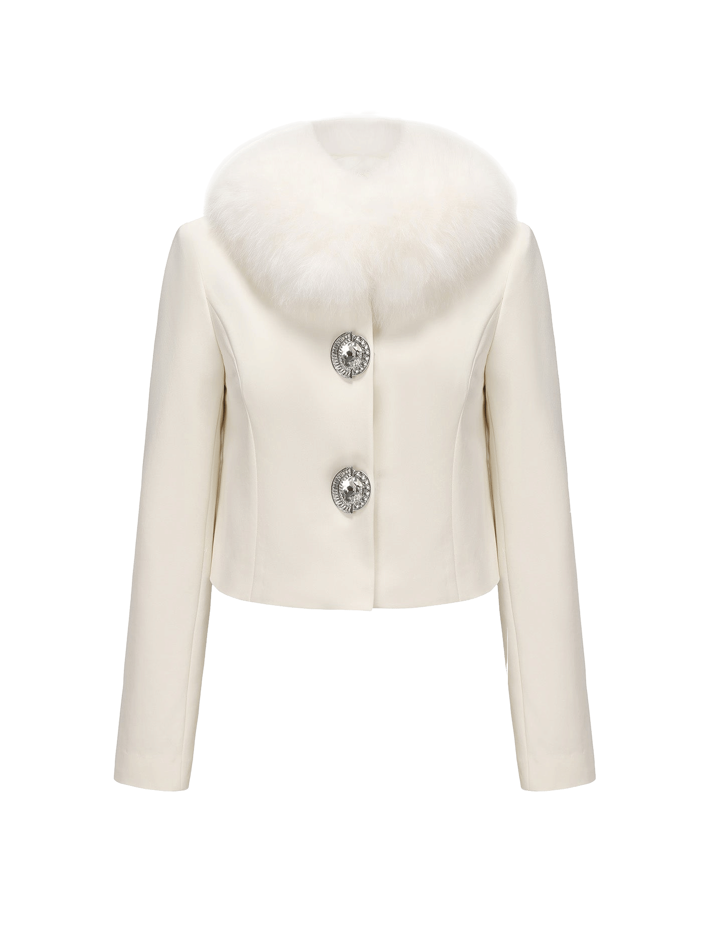 Claira Fur Collar (Off White) made by Nana Jacqueline