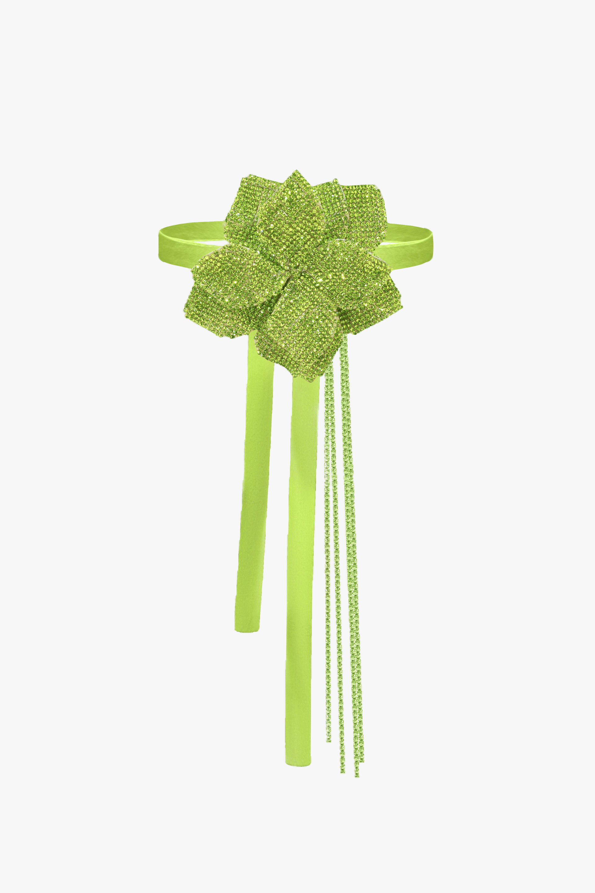 CRYSTAL FLOWER CHOKER made by NUÉ