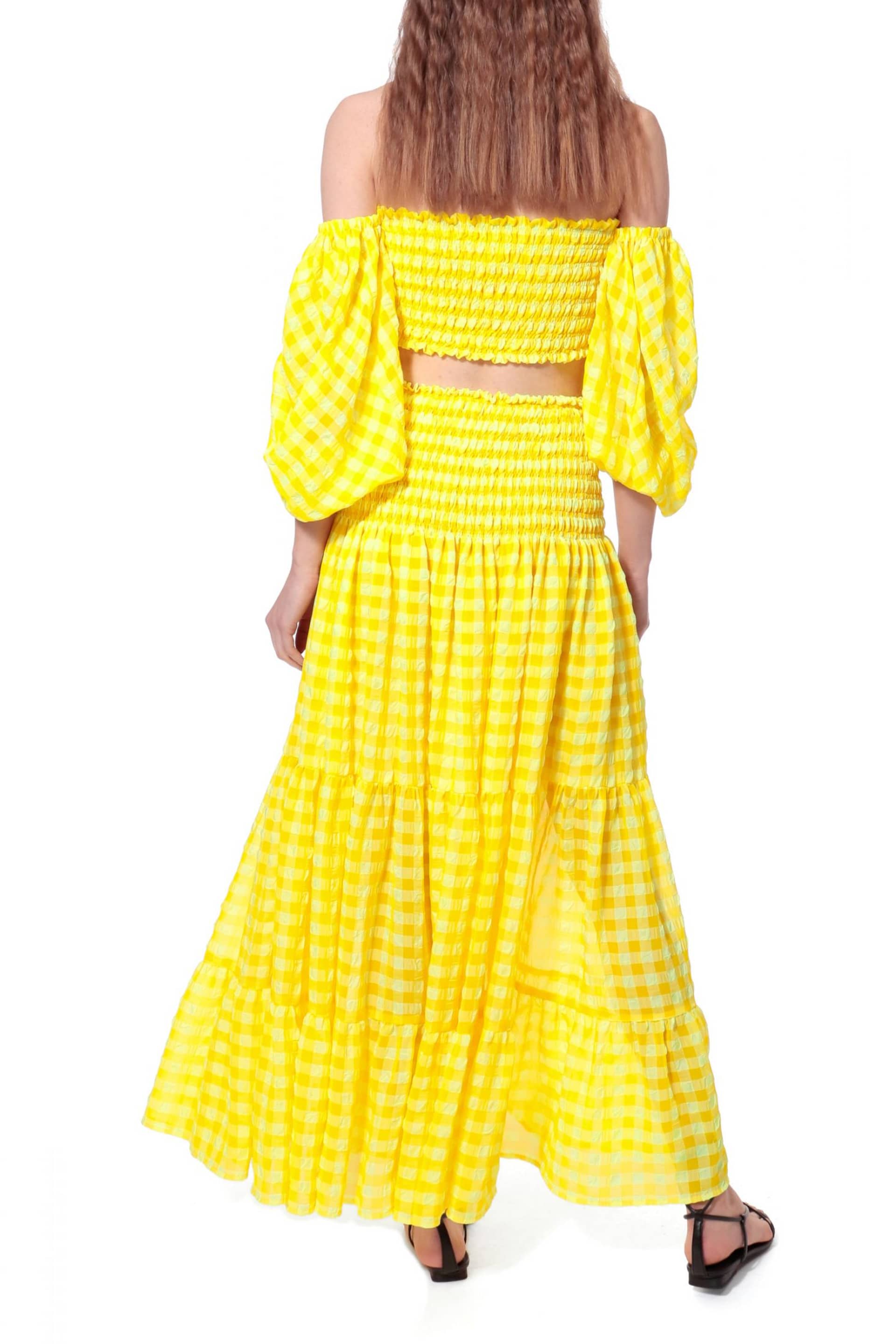 Skirt Lola Sun Kissed Yellow made by HALEWSKI