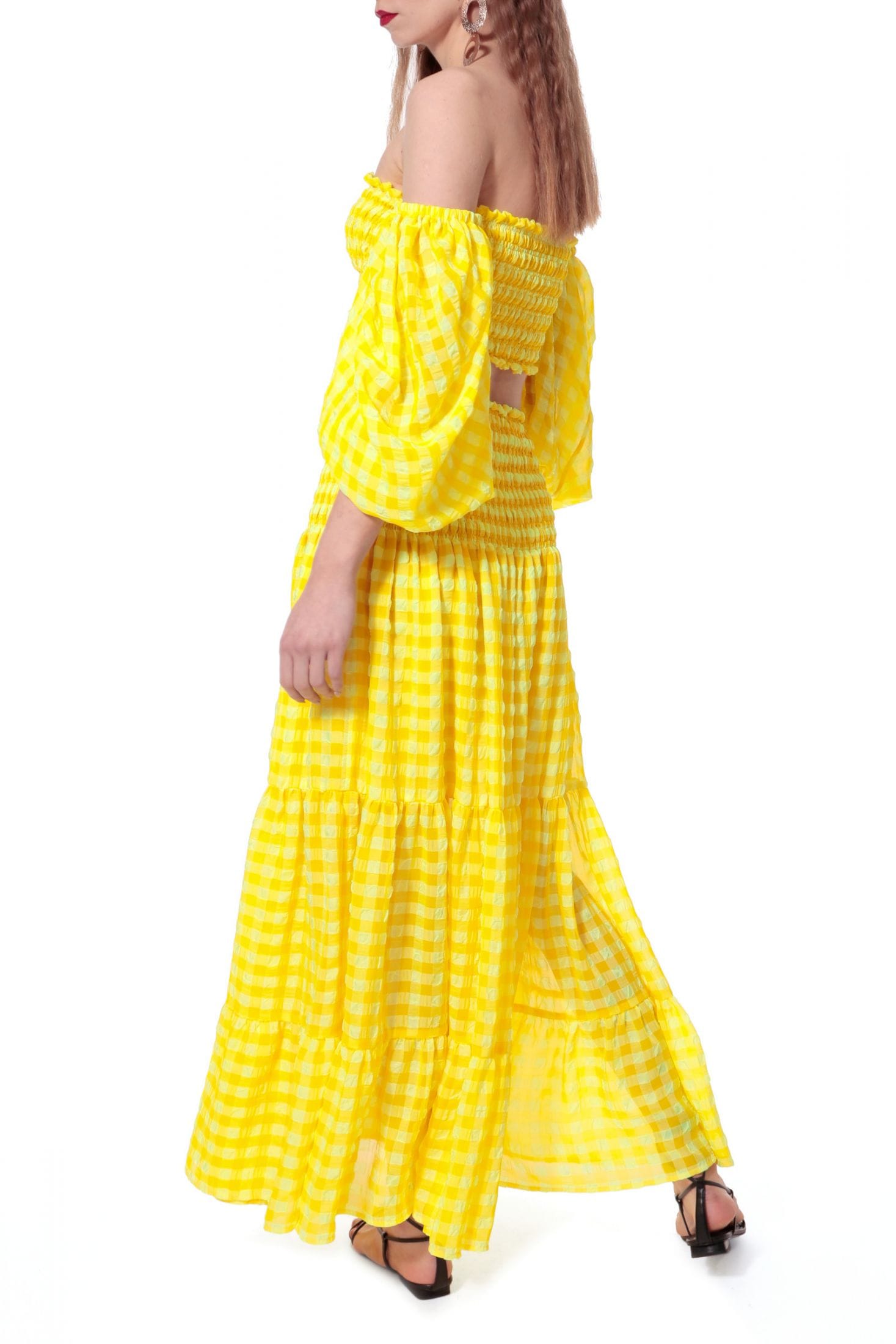 Skirt Lola Sun Kissed Yellow made by HALEWSKI