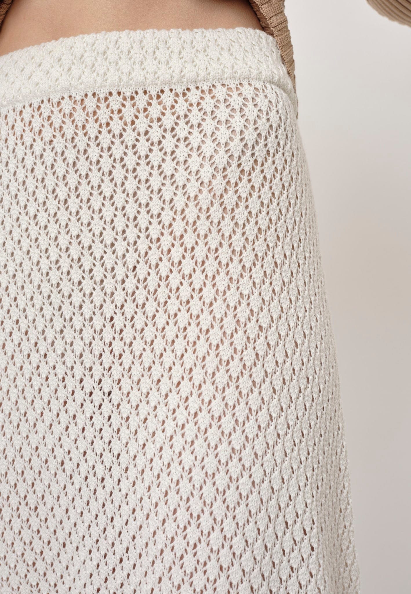 Luigi Knit Skirt - Creme made by HERSKIND