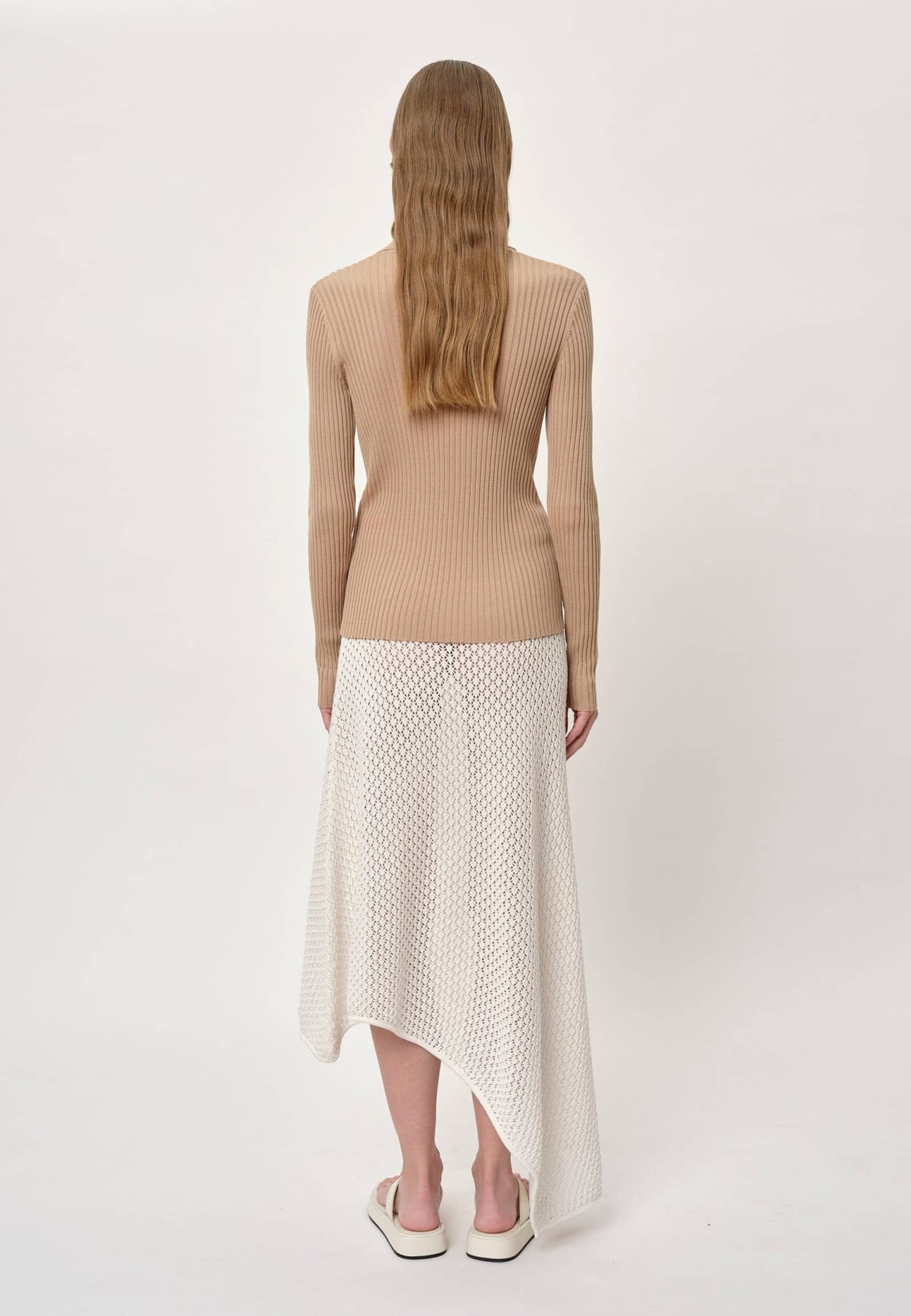 Luigi Knit Skirt - Creme made by HERSKIND