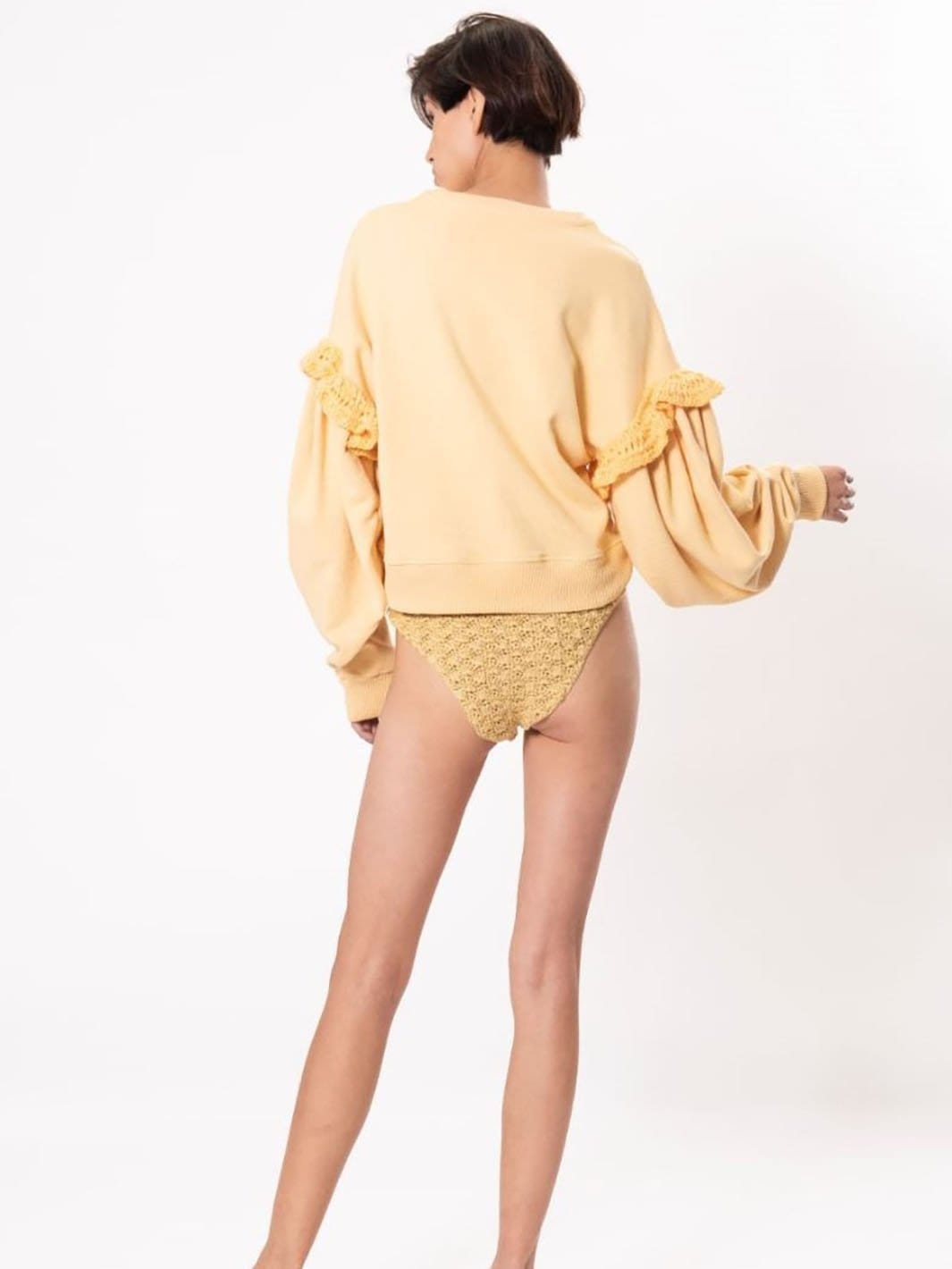 MICHELLE sweatshirt in Yellow made by AYNI