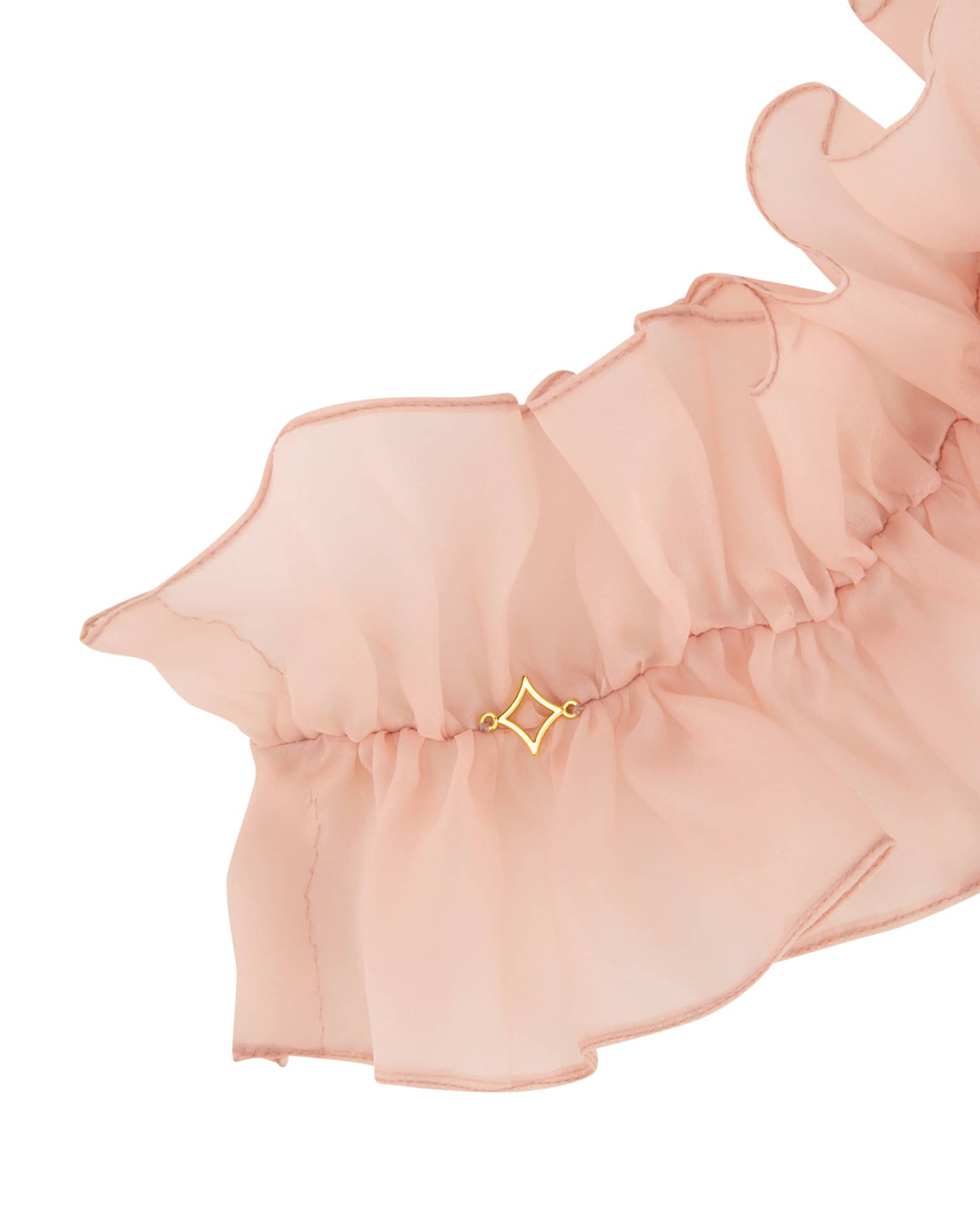 Ruffled Choker & Anklets made by ONORI