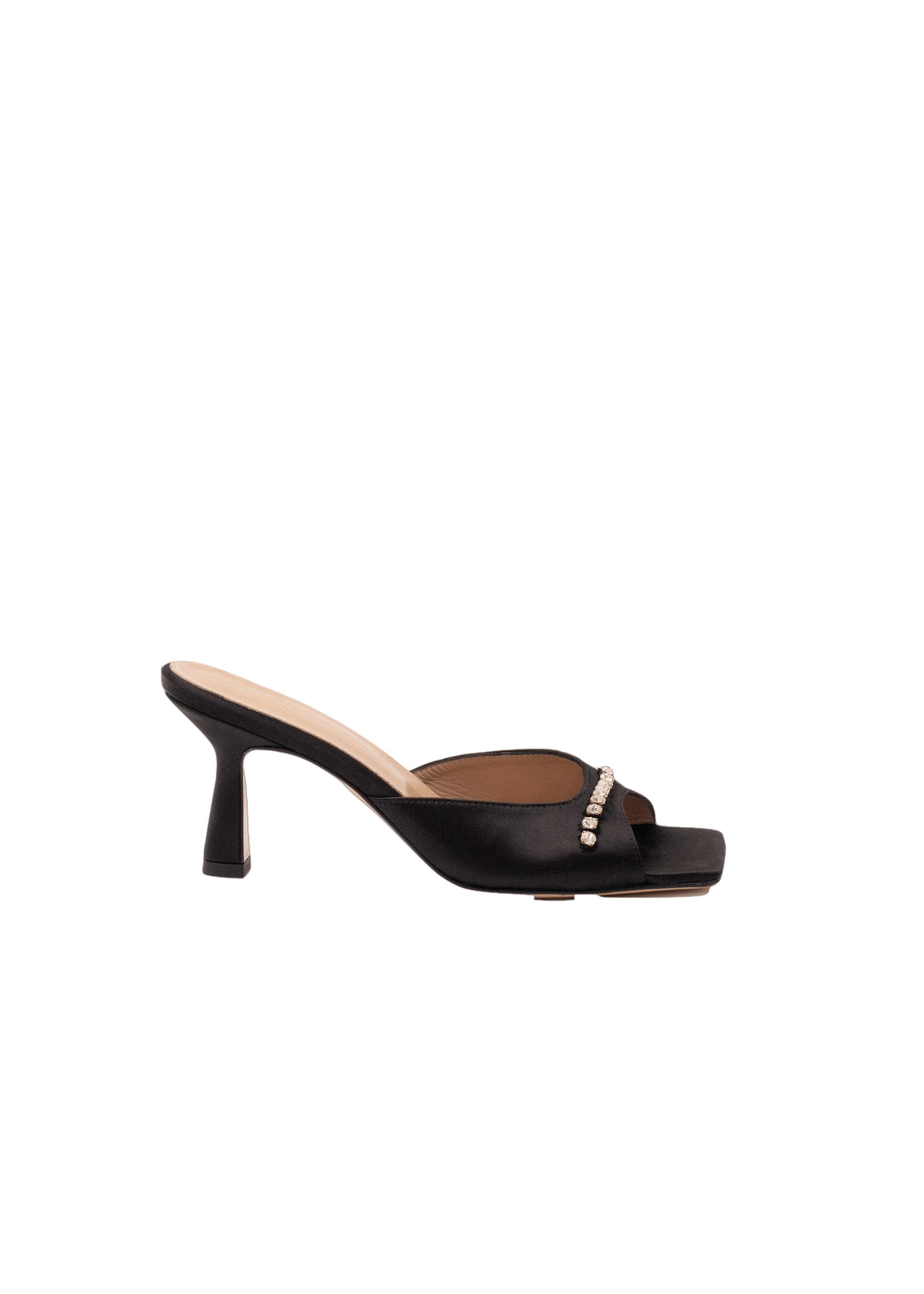 Leva Mules in Black made by Miyana Berlin