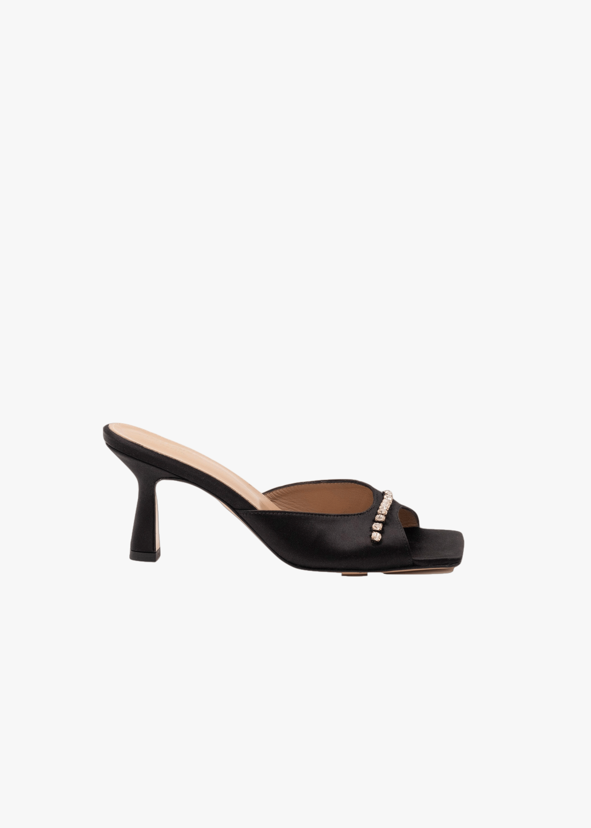 Leva Mules in Black made by Miyana Berlin