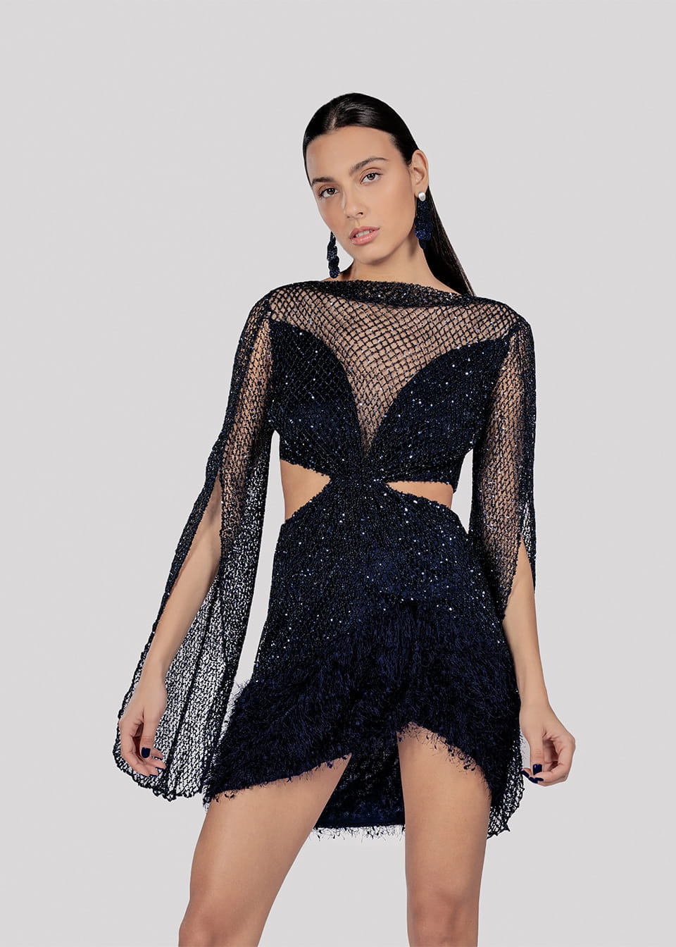 Blair cutout mini dress made by Monika Dimova