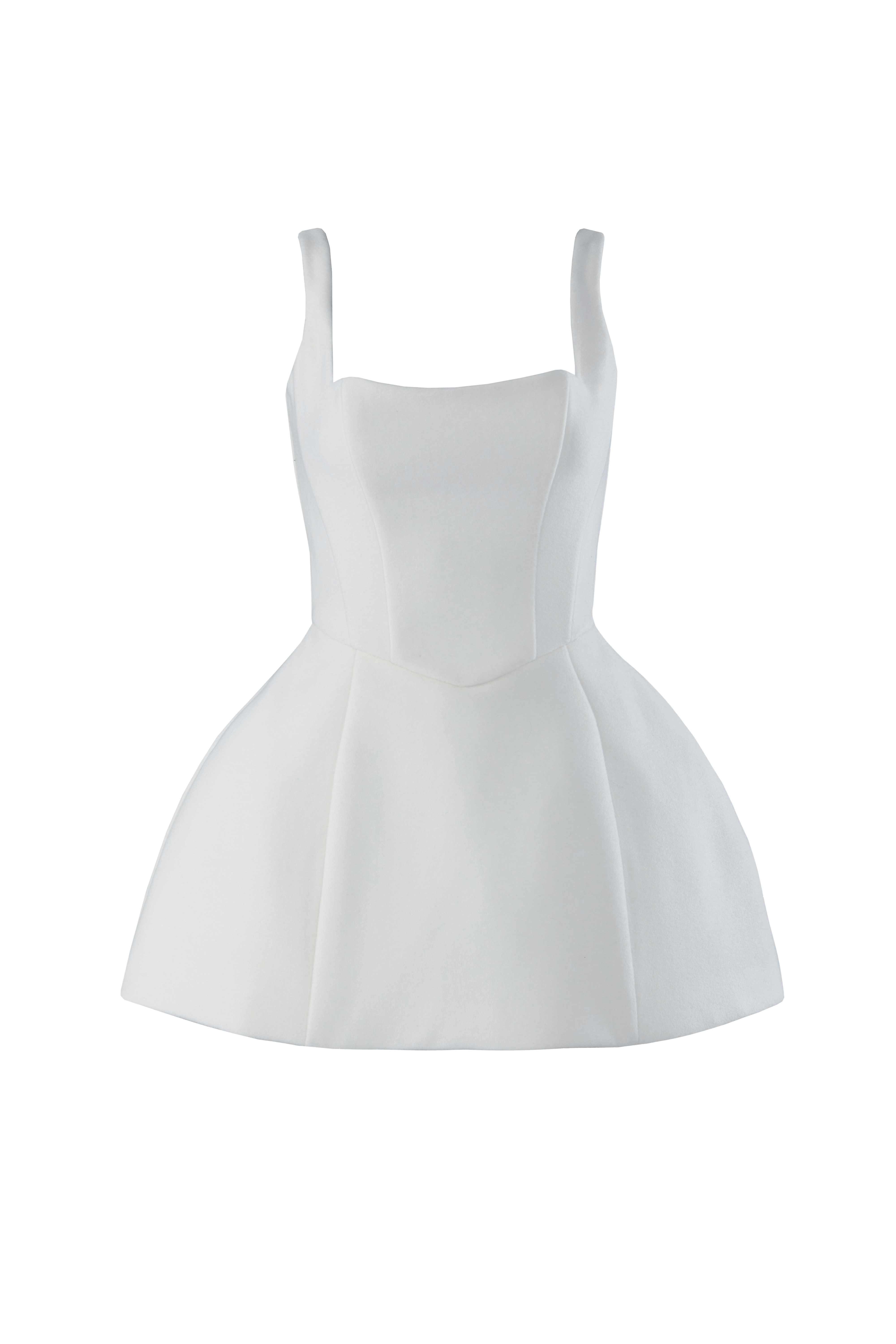 STRUCTURED CASHMERE DRESS made by Vestiaire d'un Oiseau Libre