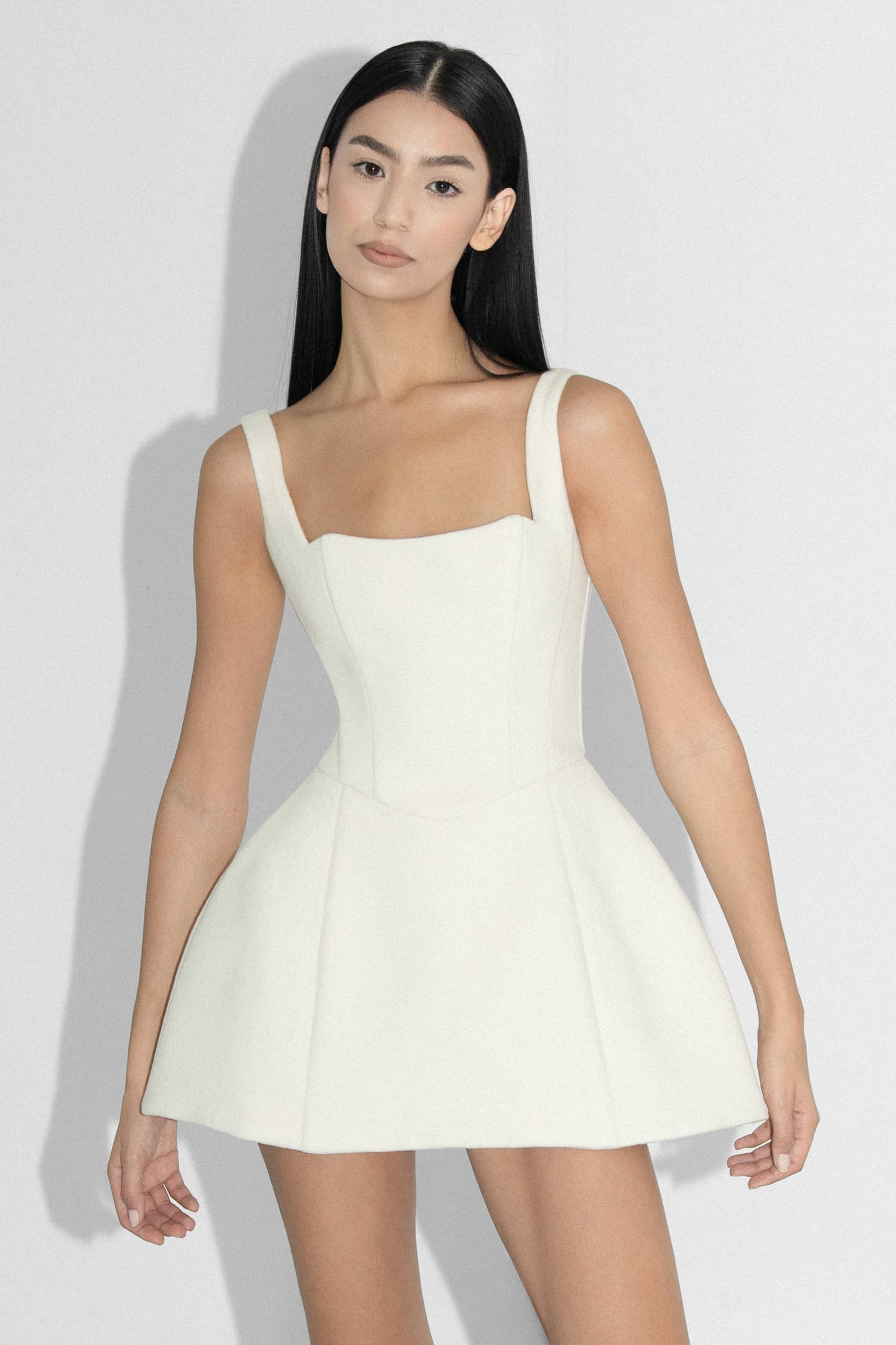 STRUCTURED CASHMERE DRESS made by Vestiaire d'un Oiseau Libre