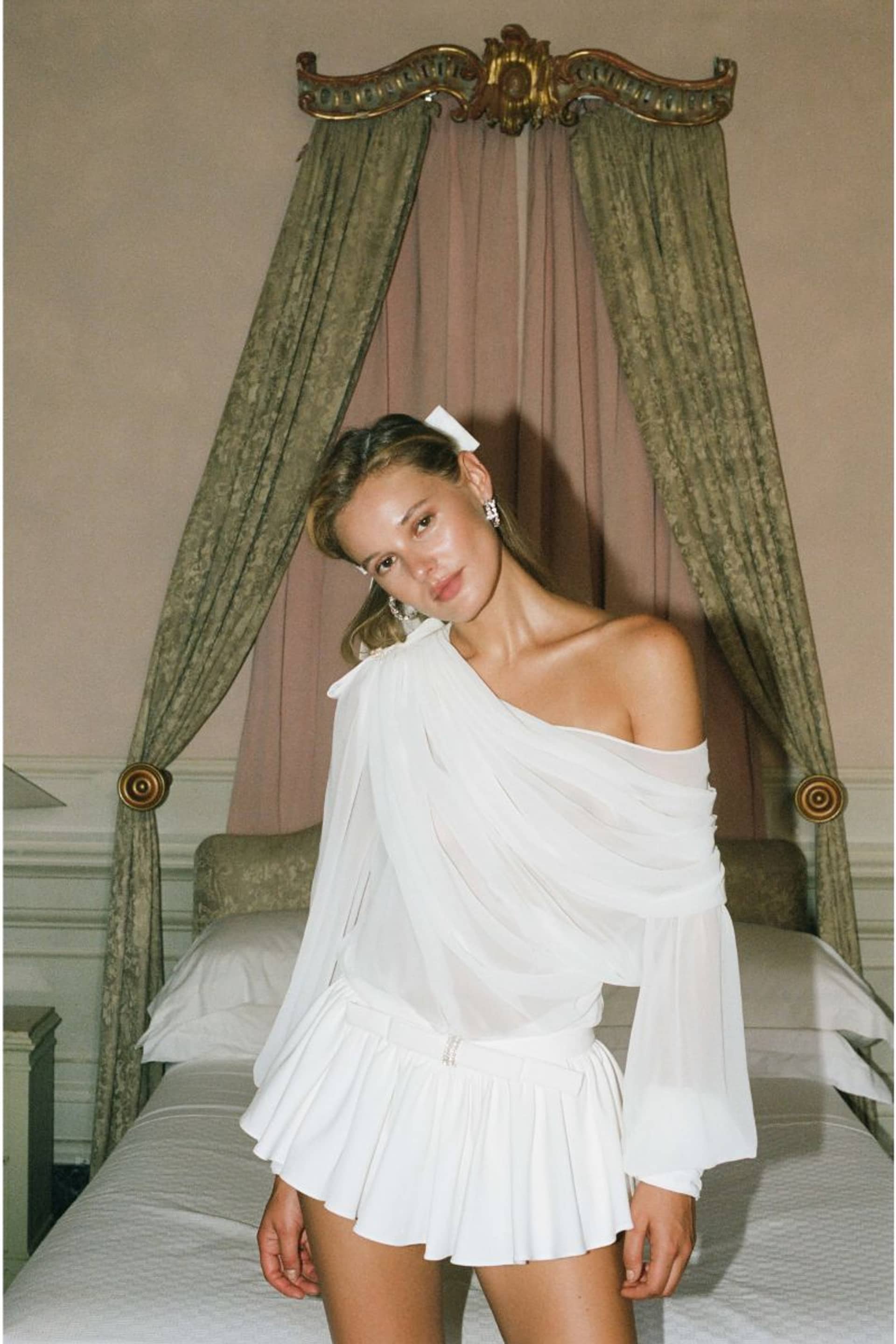 Demi Top (White) made by Nana Jacqueline