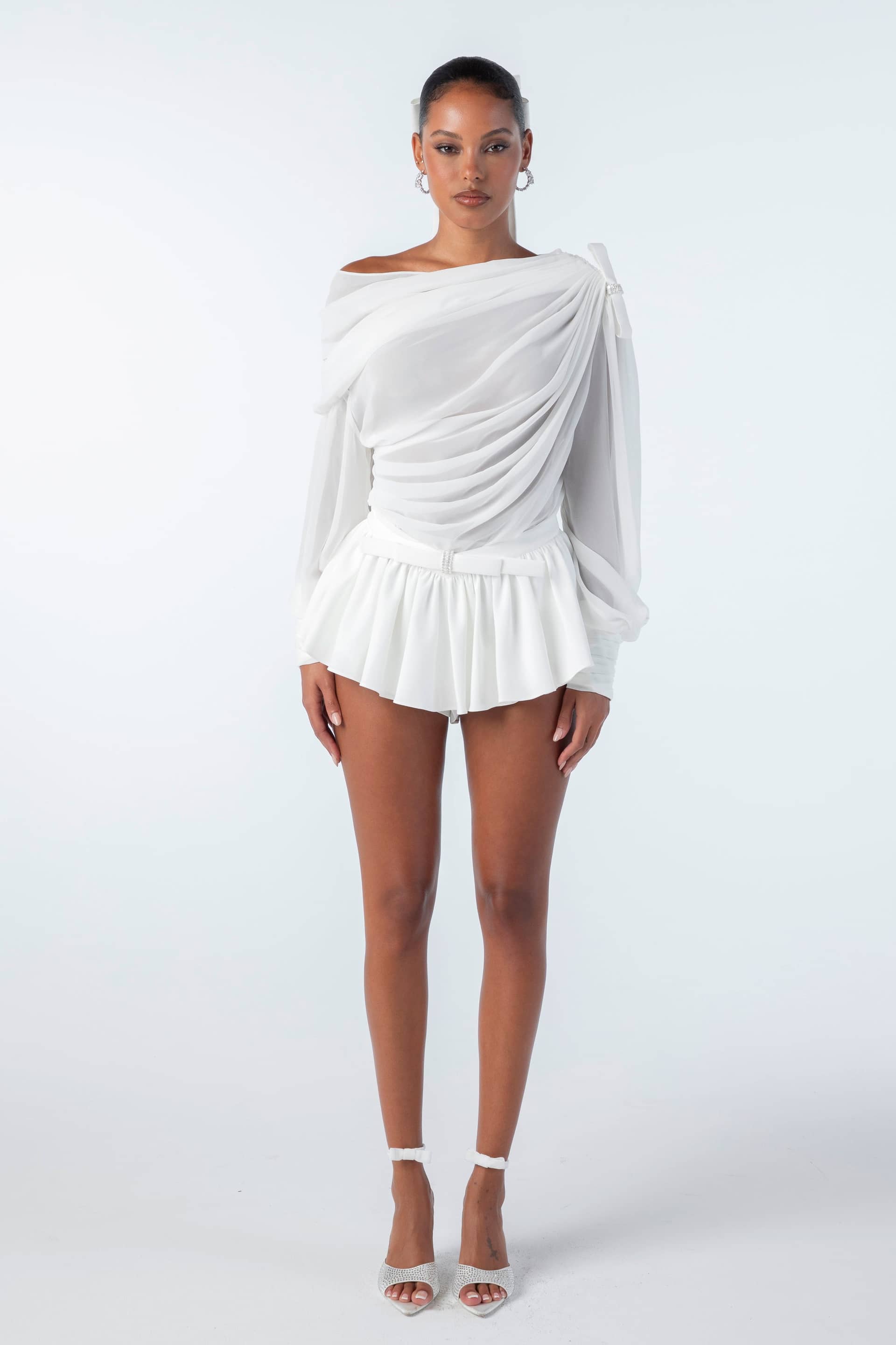 Demi Top (White) made by Nana Jacqueline