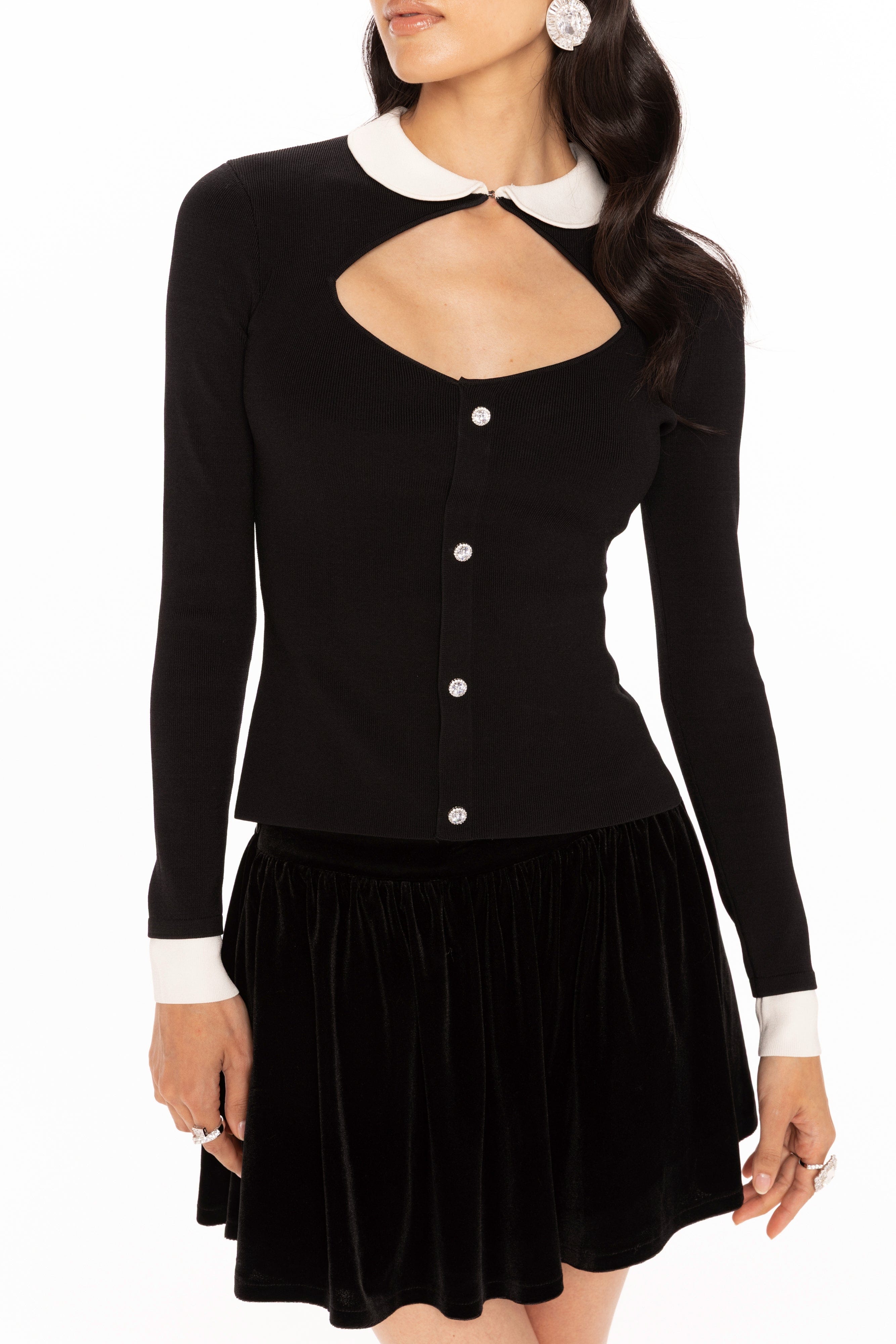 Isabella Knit Top made by Nana Jacqueline