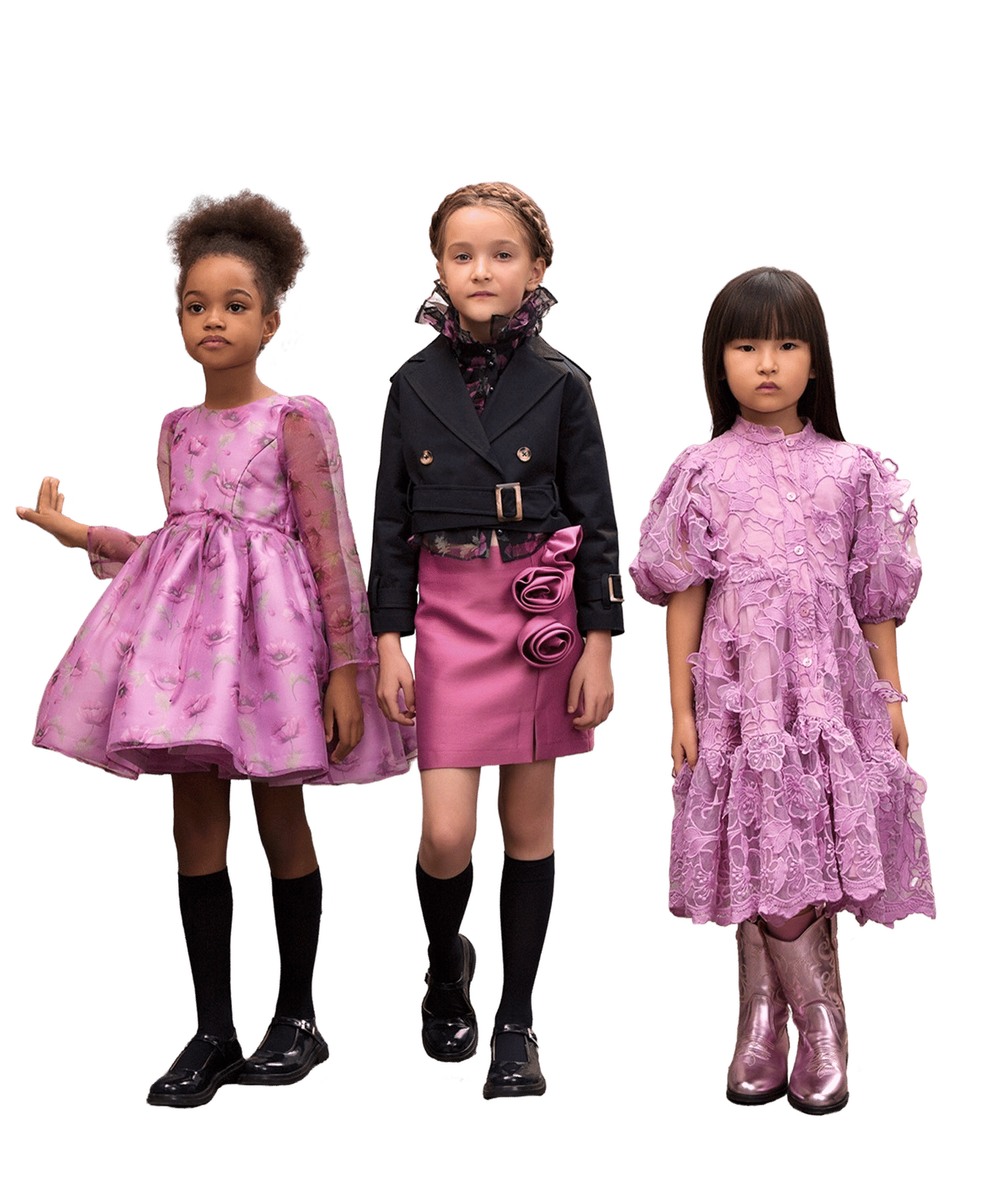 Floral Lace Girls Dress made by Mama Luma