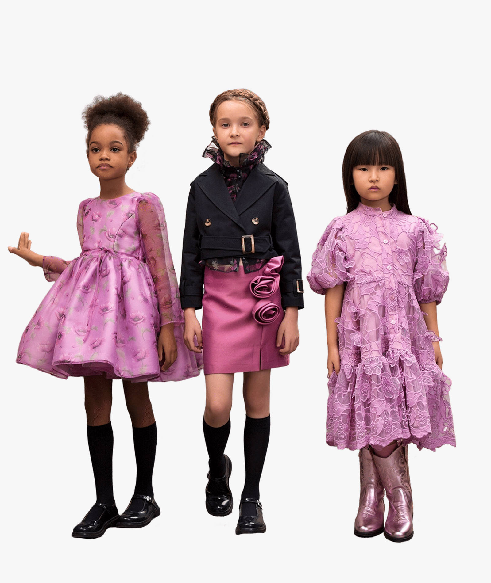 Floral Lace Girls Dress made by Mama Luma