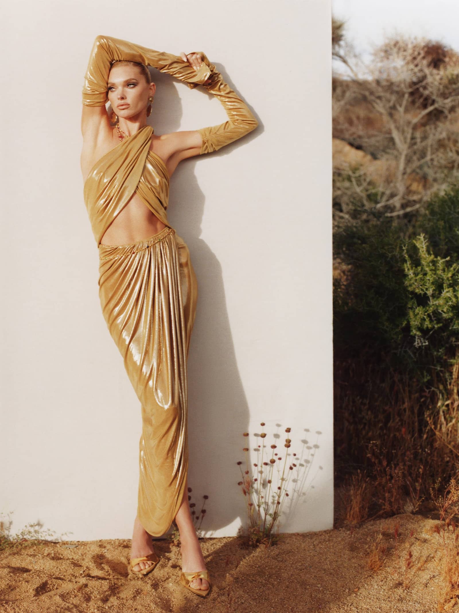 Amina Top (Gold) made by Nana Jacqueline