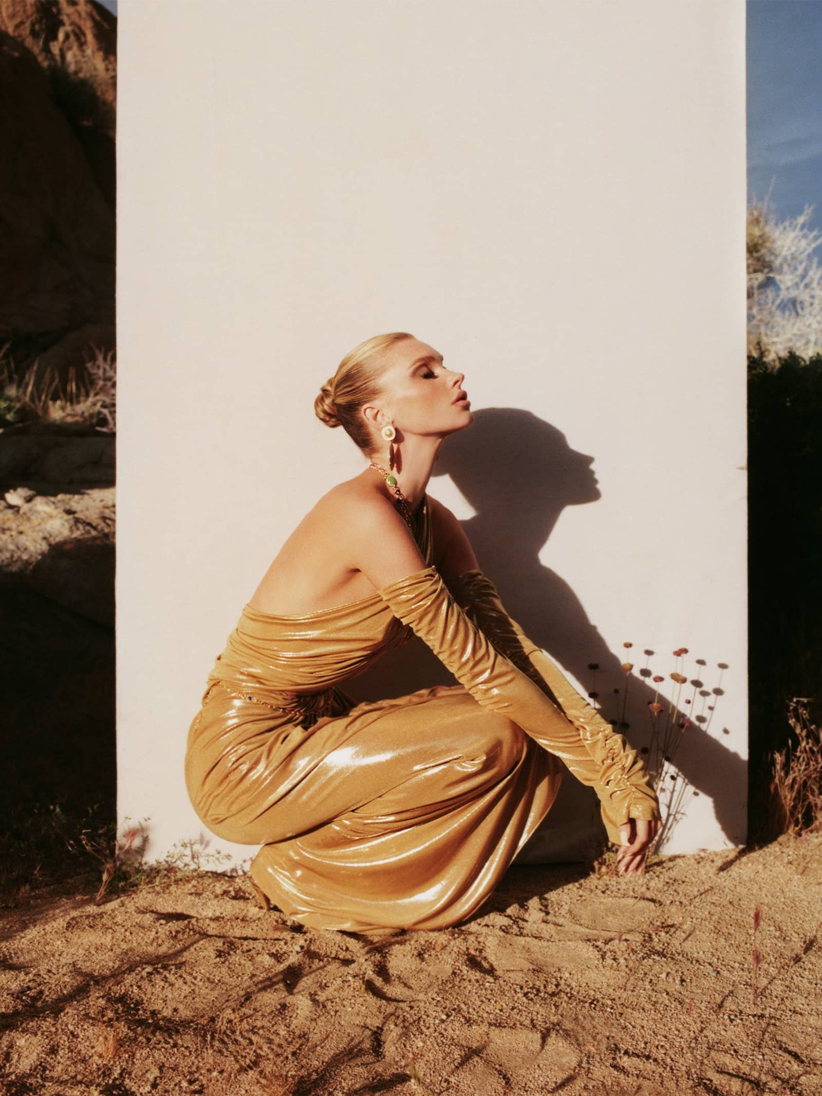 Amina Top (Gold) made by Nana Jacqueline