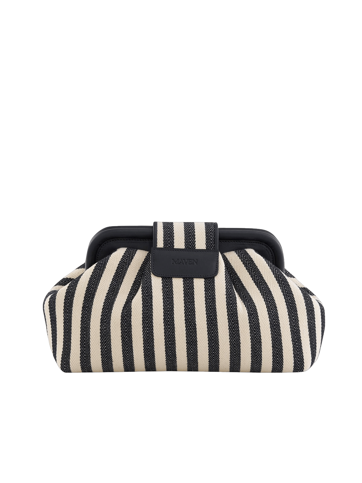 Rosa Navy in Black made by Maven Bag