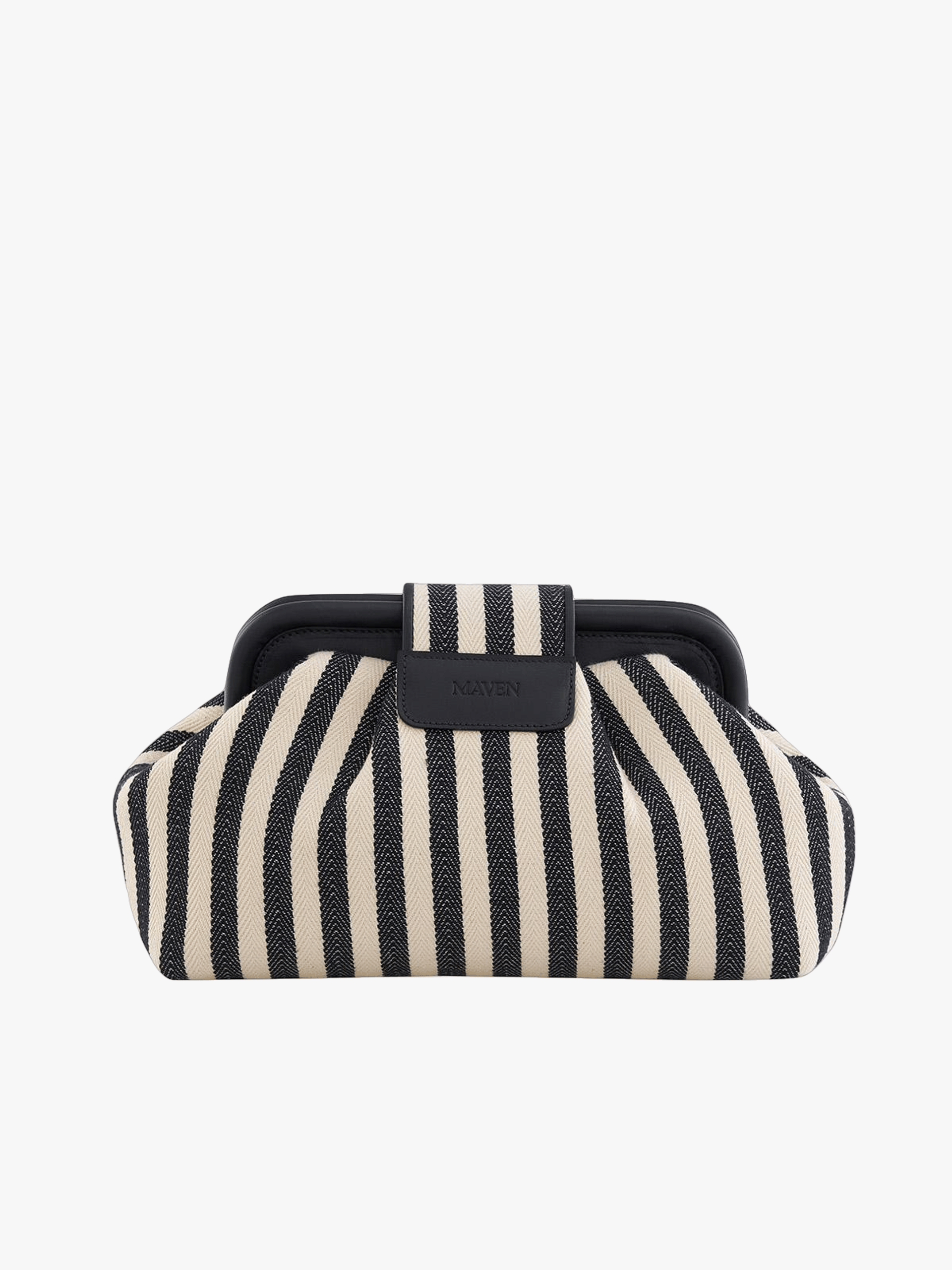 Rosa Navy in Black made by Maven Bag