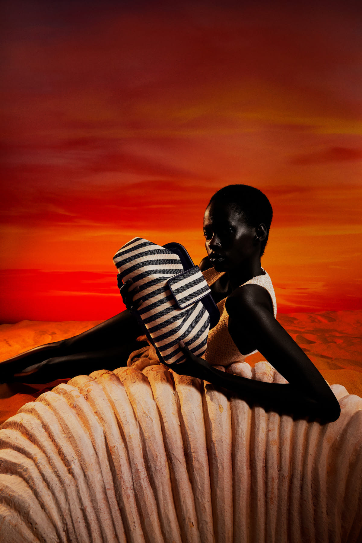 Rosa Navy in Black made by Maven Bag