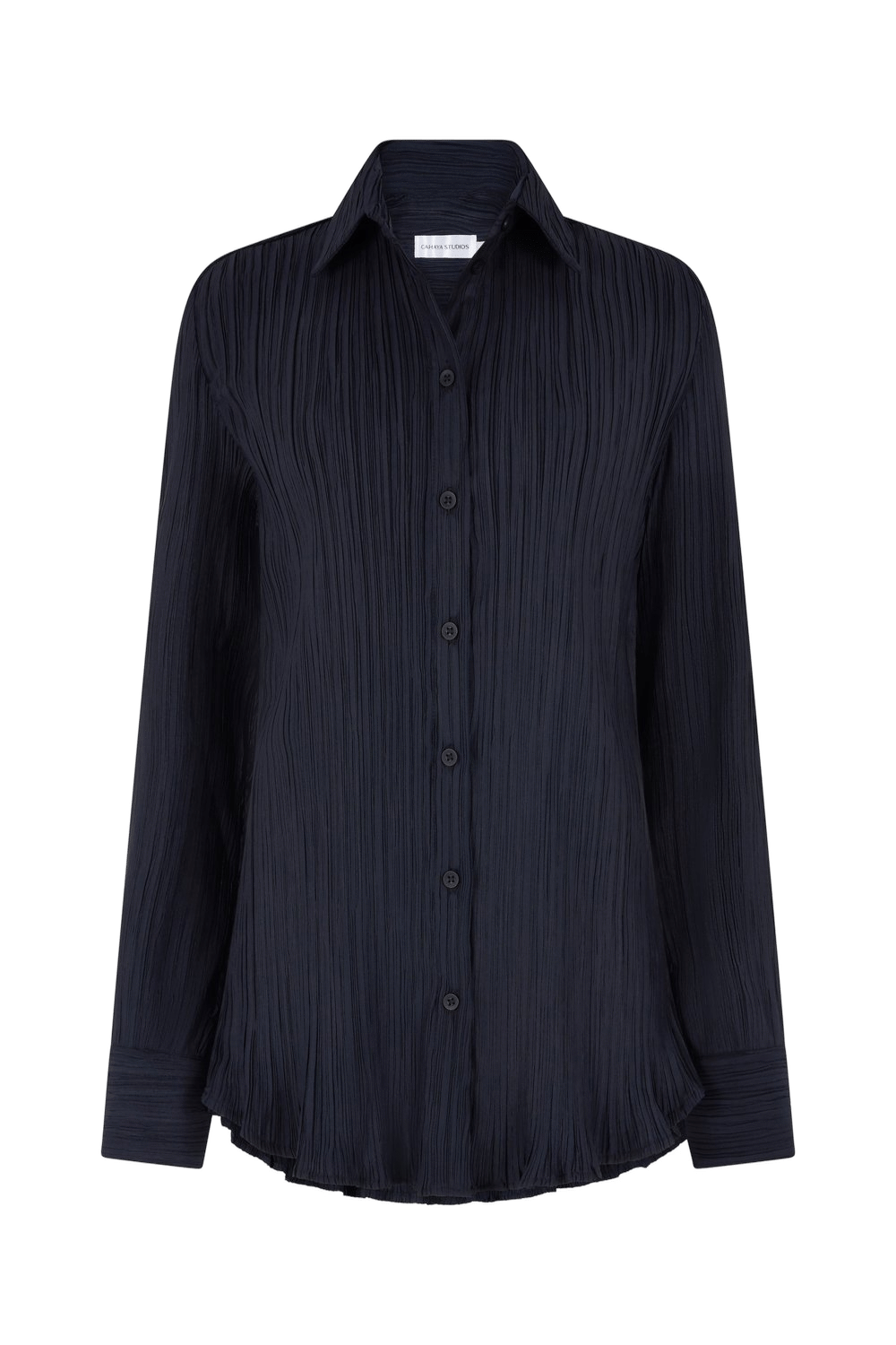Tree Bark Classic Shirt - Dark Navy made by CAHAYA STUDIOS
