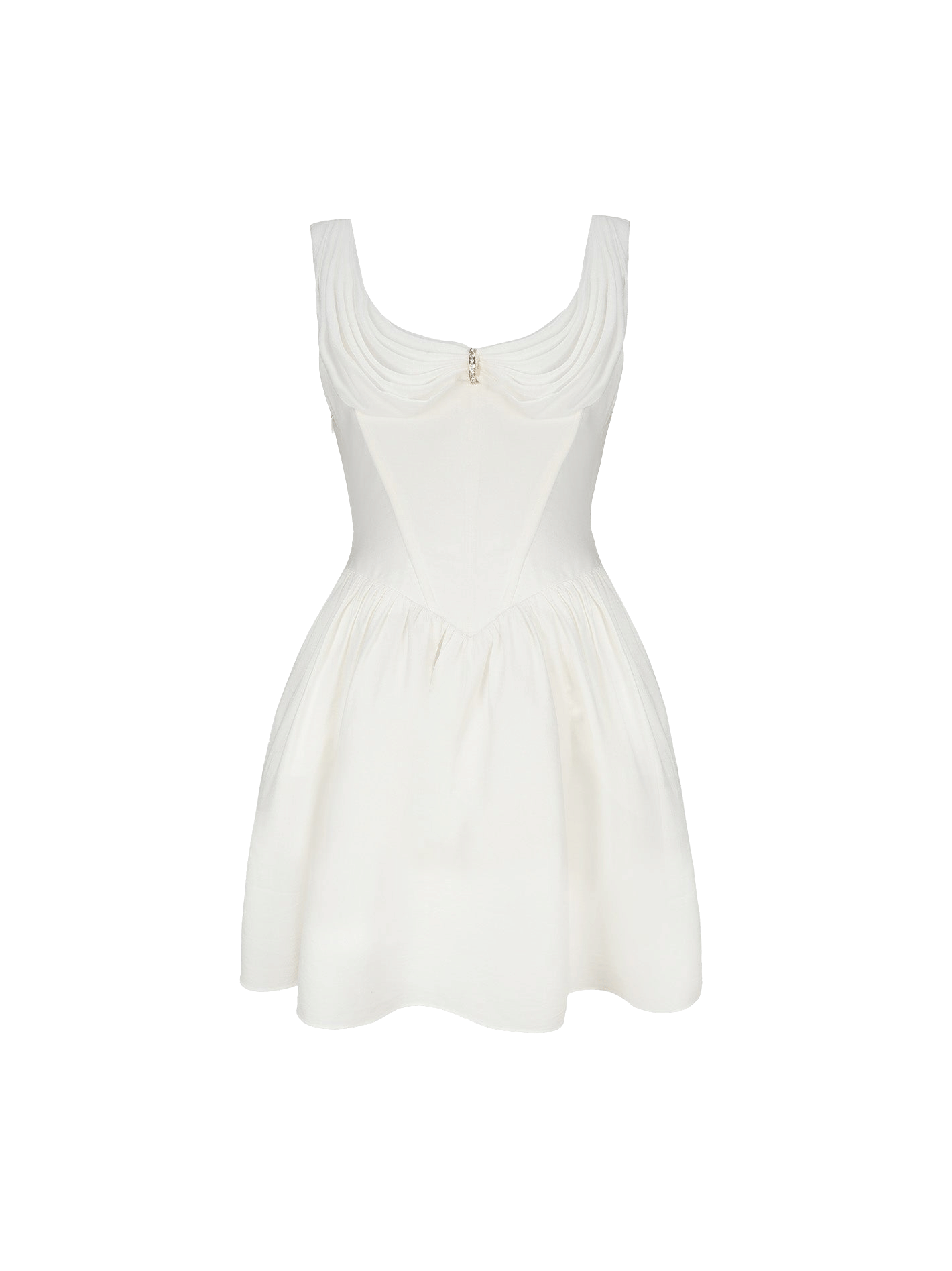 Morgan Dress (White) made by Nana Jacqueline
