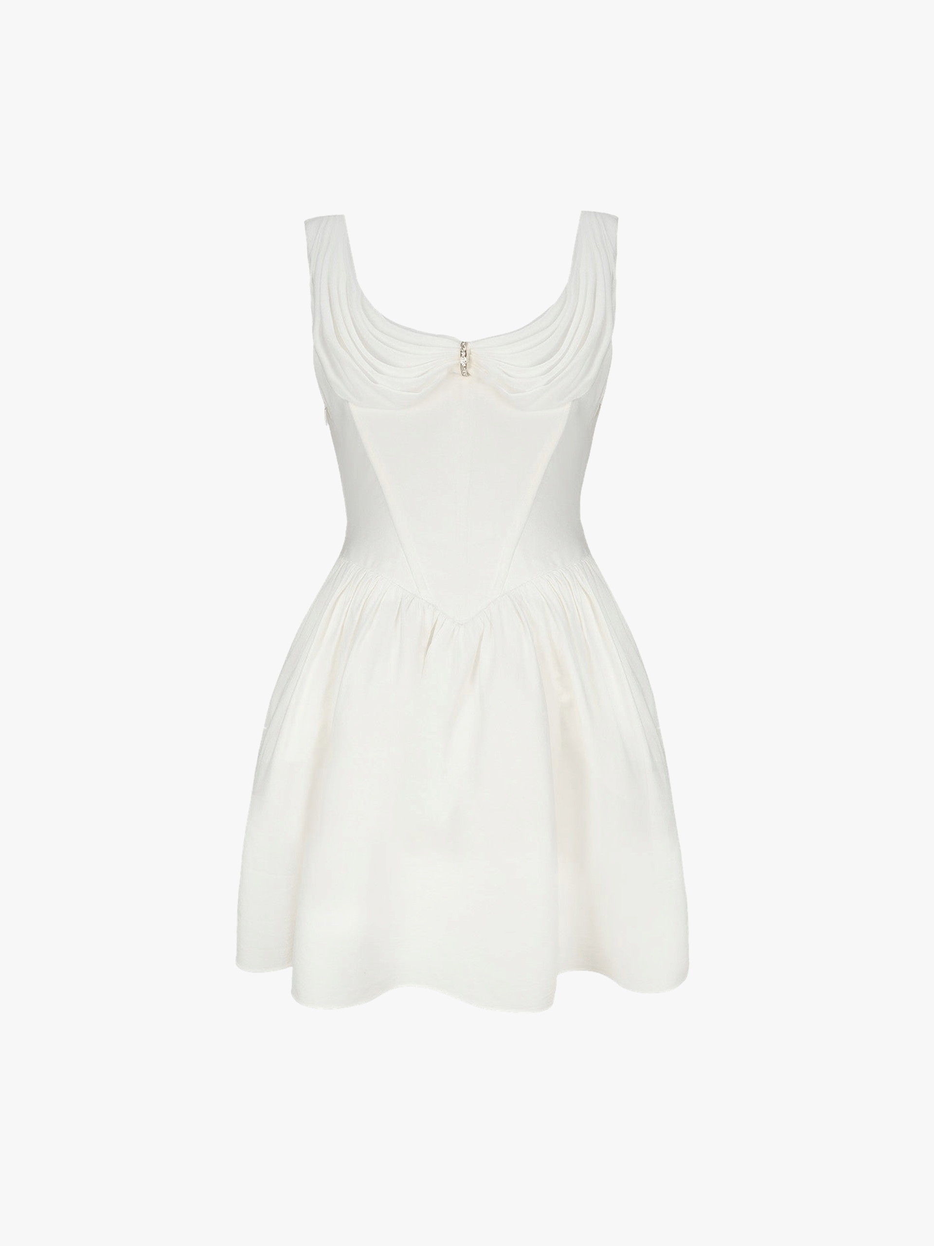 Morgan Dress (White) made by Nana Jacqueline